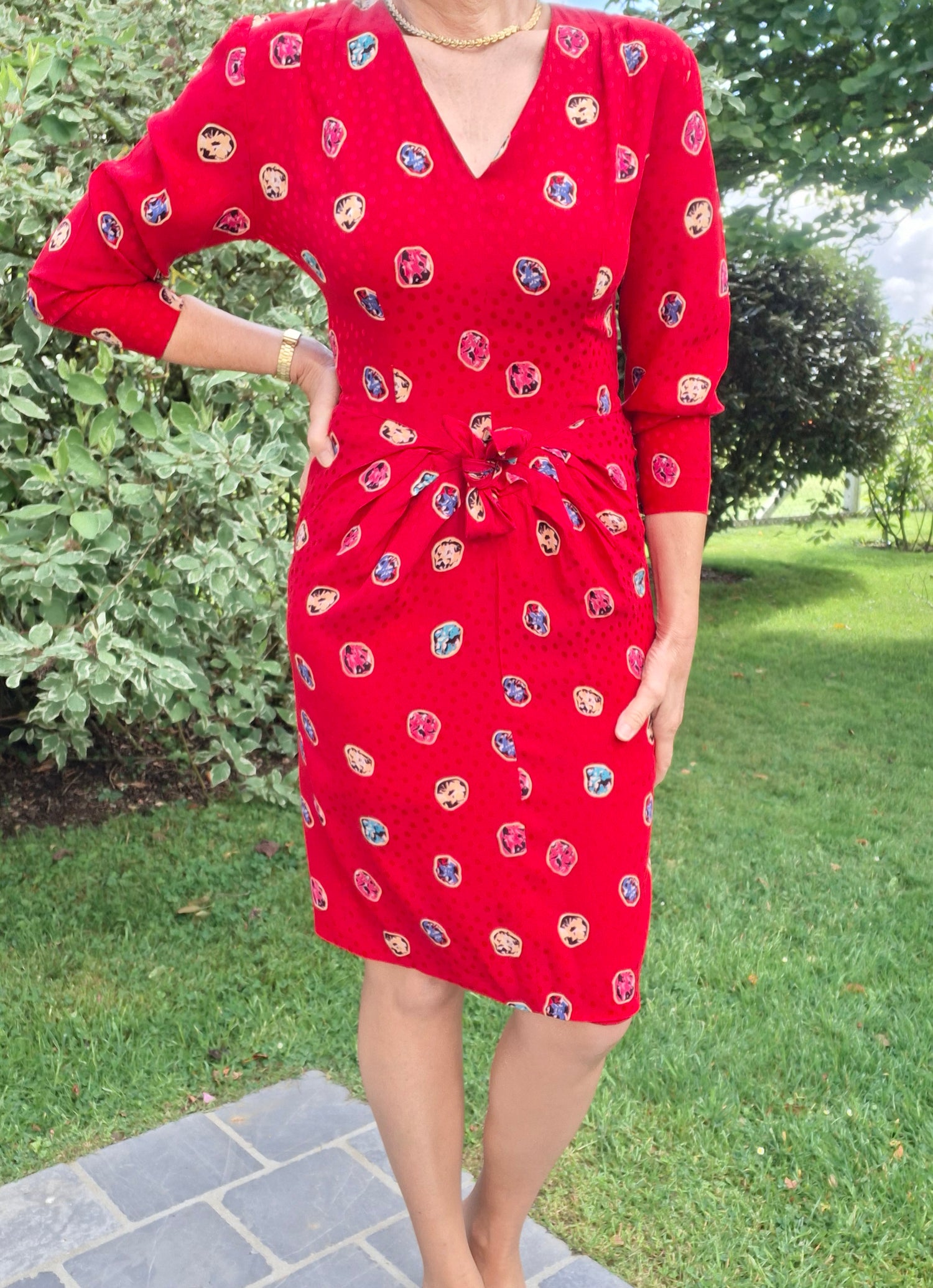 Robe en soie Guy Laroche