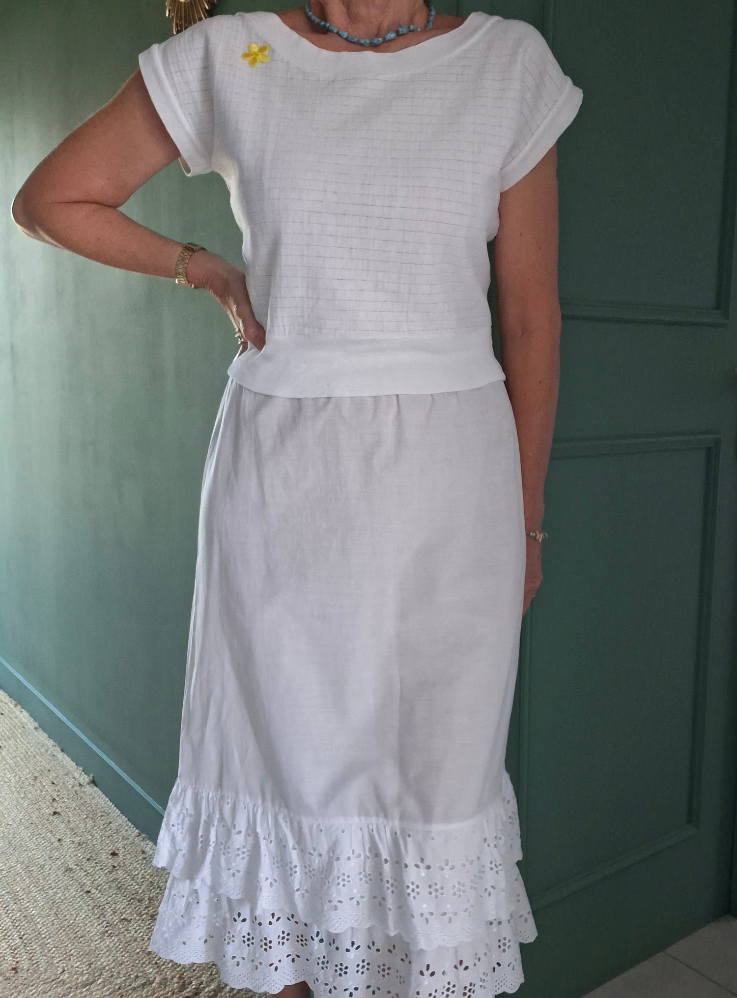 Jupe en dentelle Anglaise