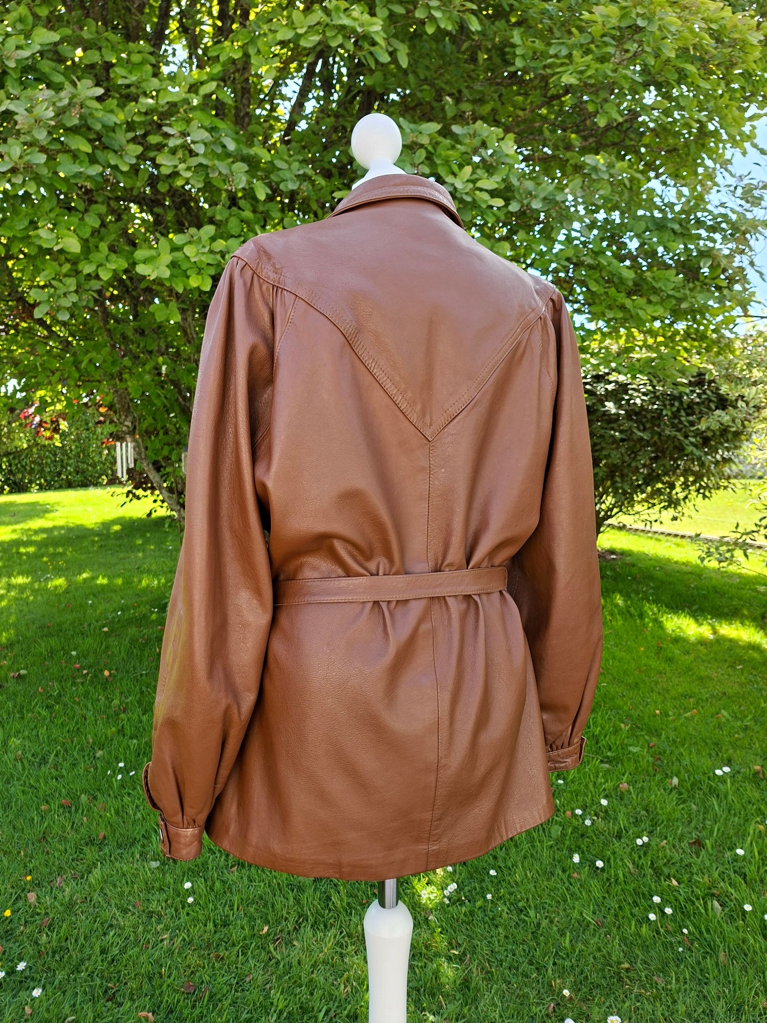 Saharienne en cuir 80's