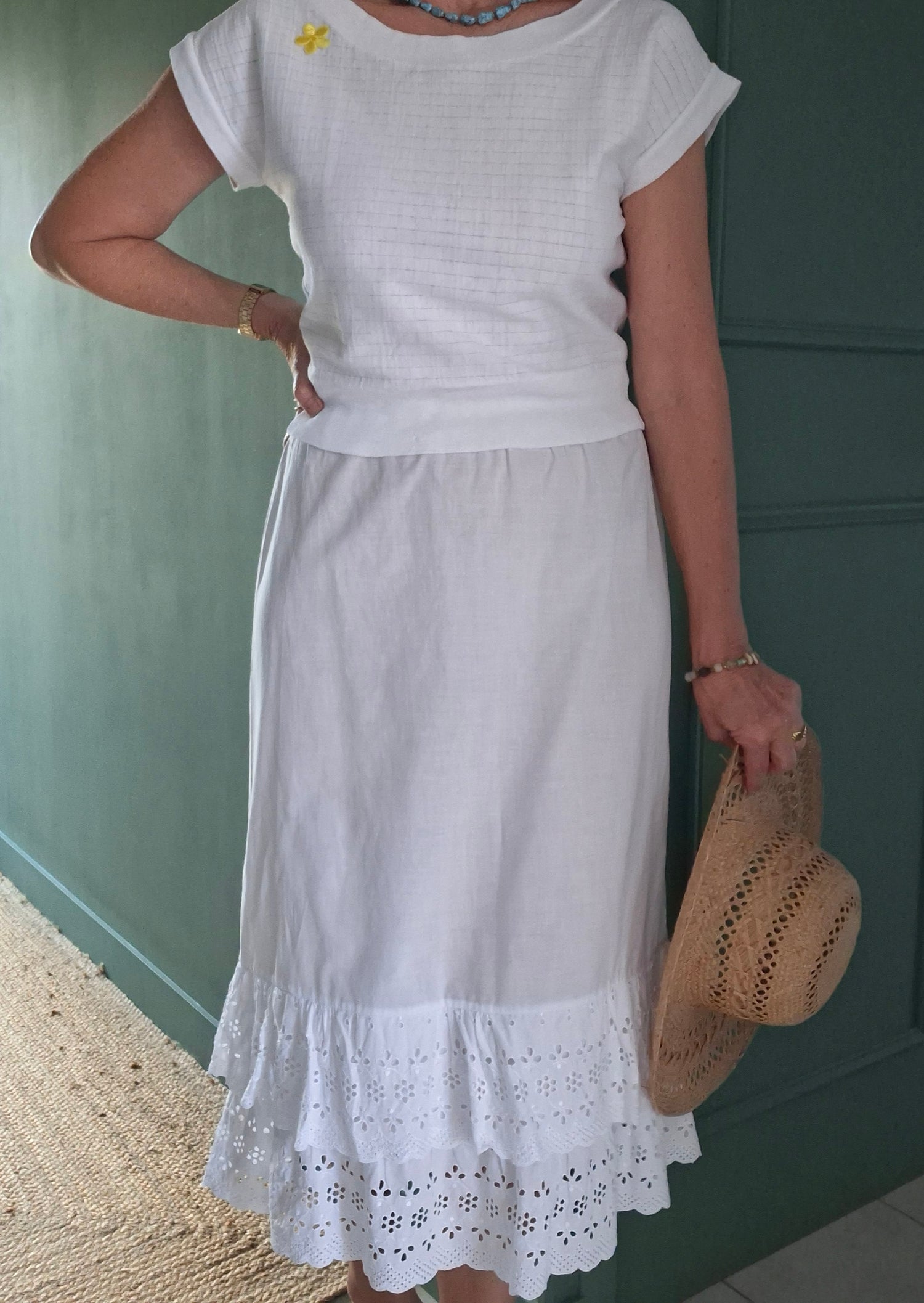 Jupe en dentelle Anglaise