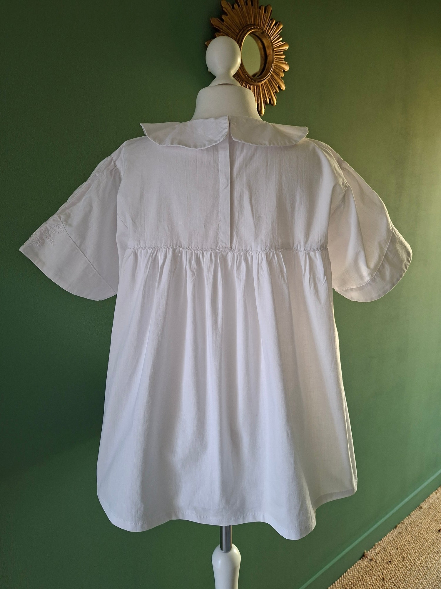 Blouse brodée 70's