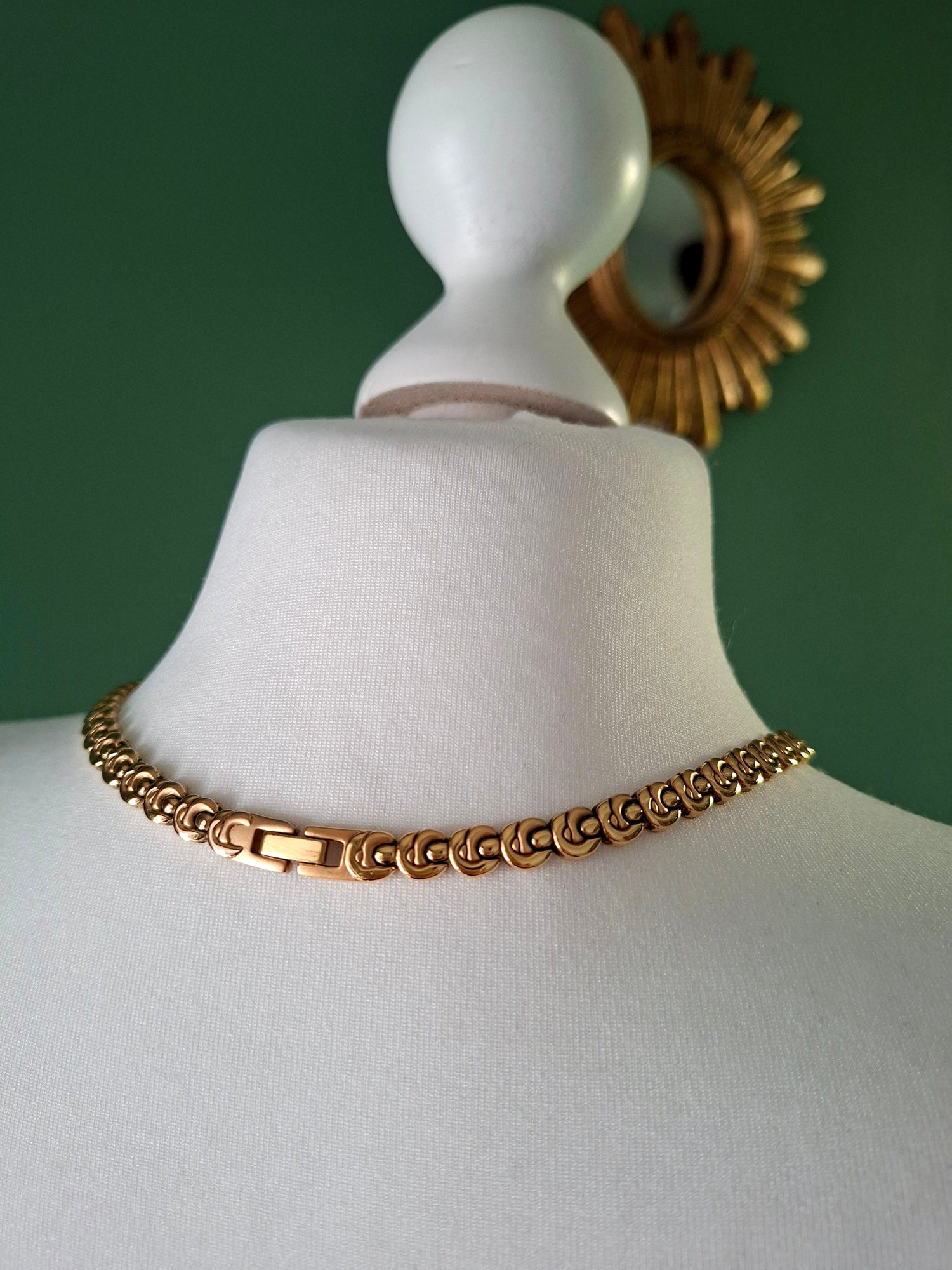 Collier Chaîne Gourmette Doré