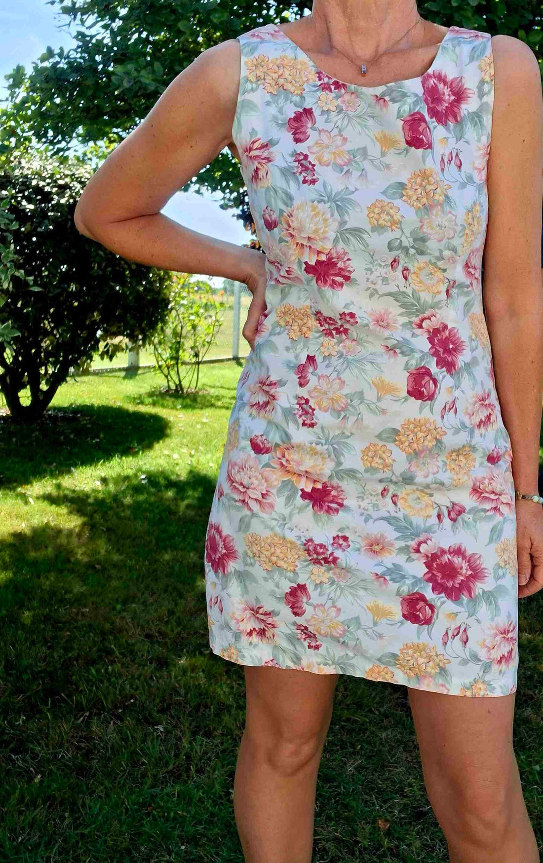 Robe mini à fleurs 90's