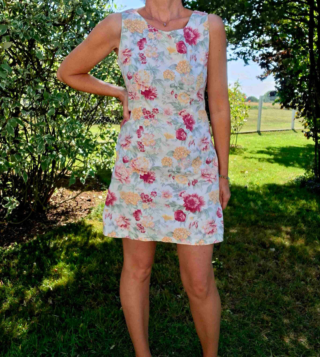Robe mini à fleurs 90's
