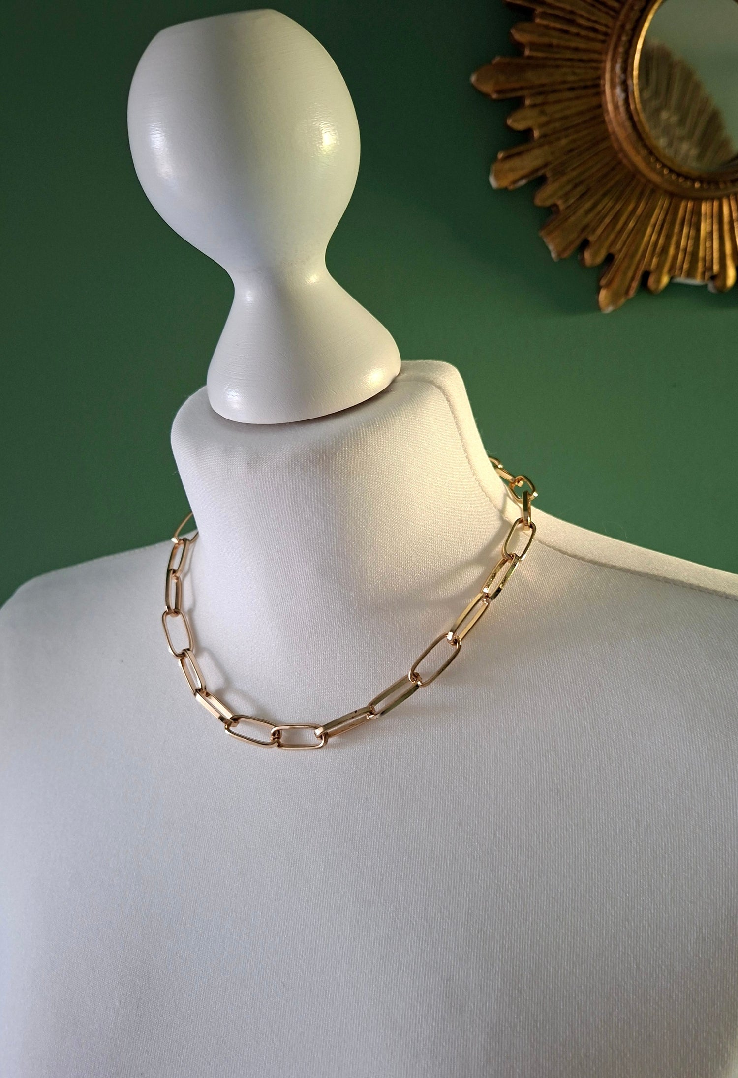 Collier Chaine Doré