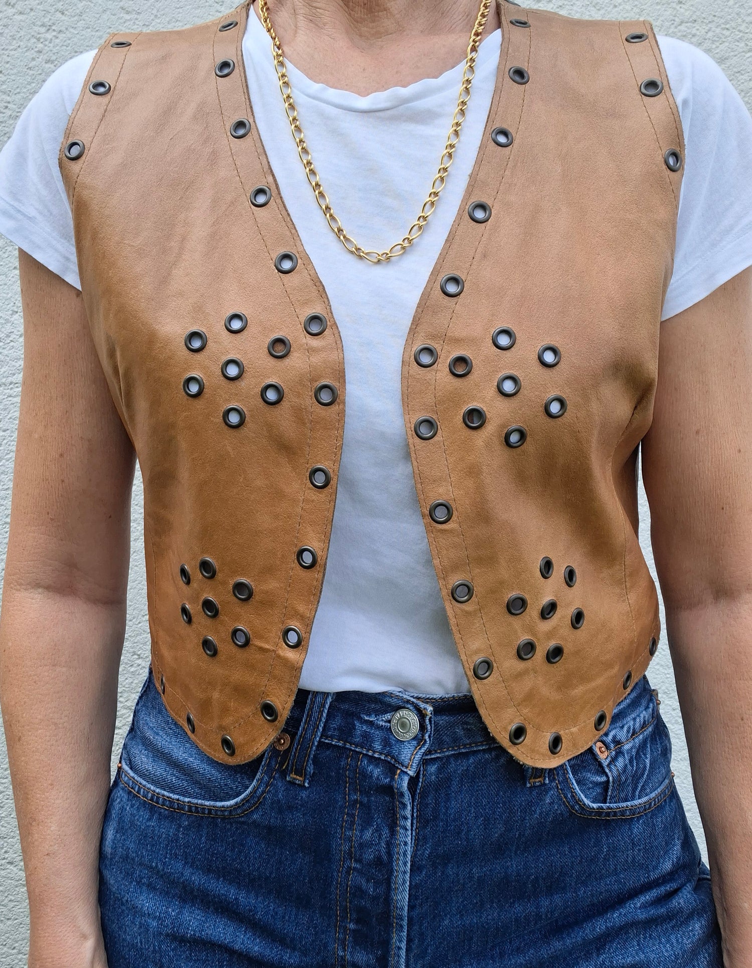 Gilet Free Lance en cuir