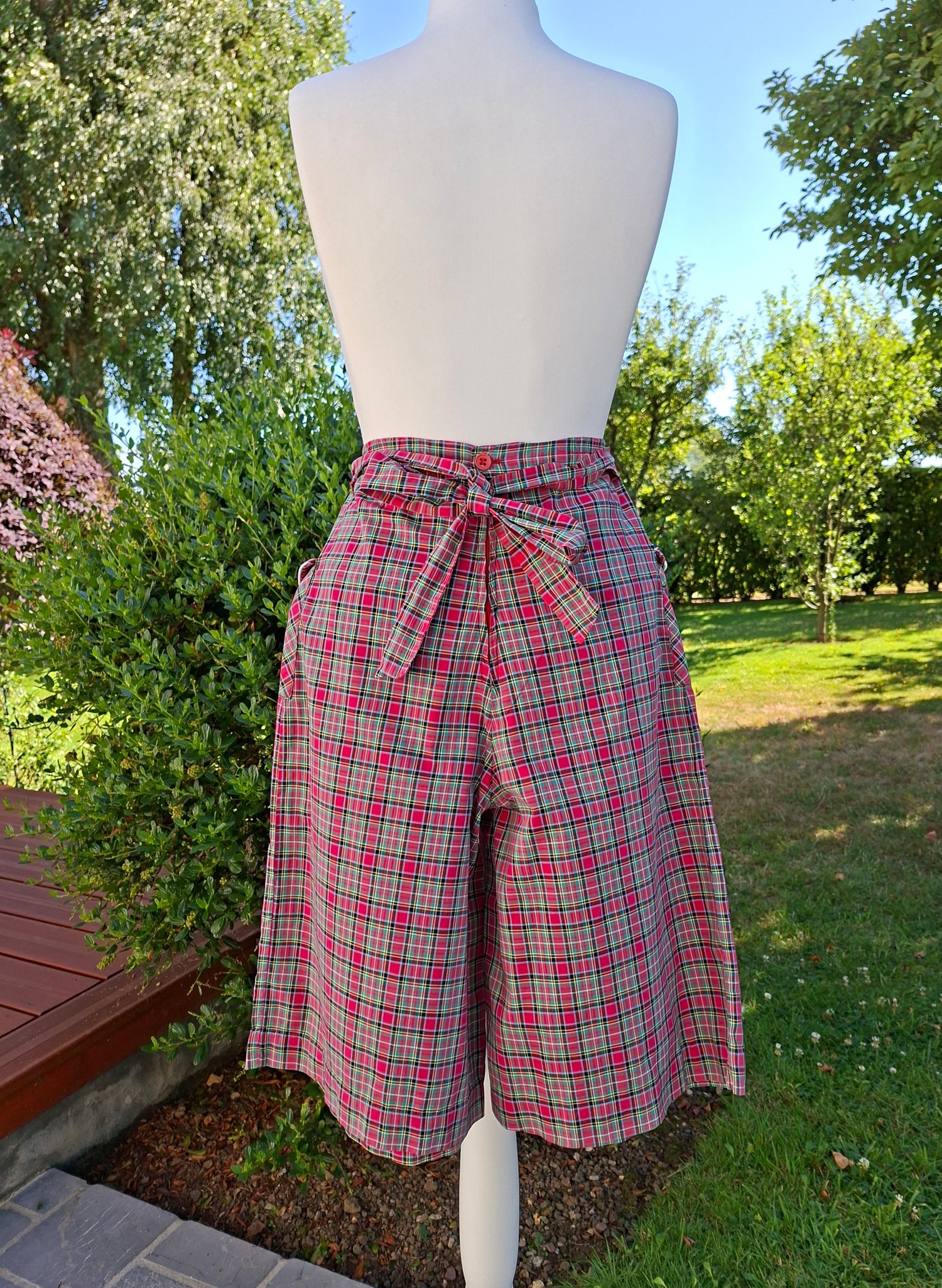 Bermuda tartan 80's