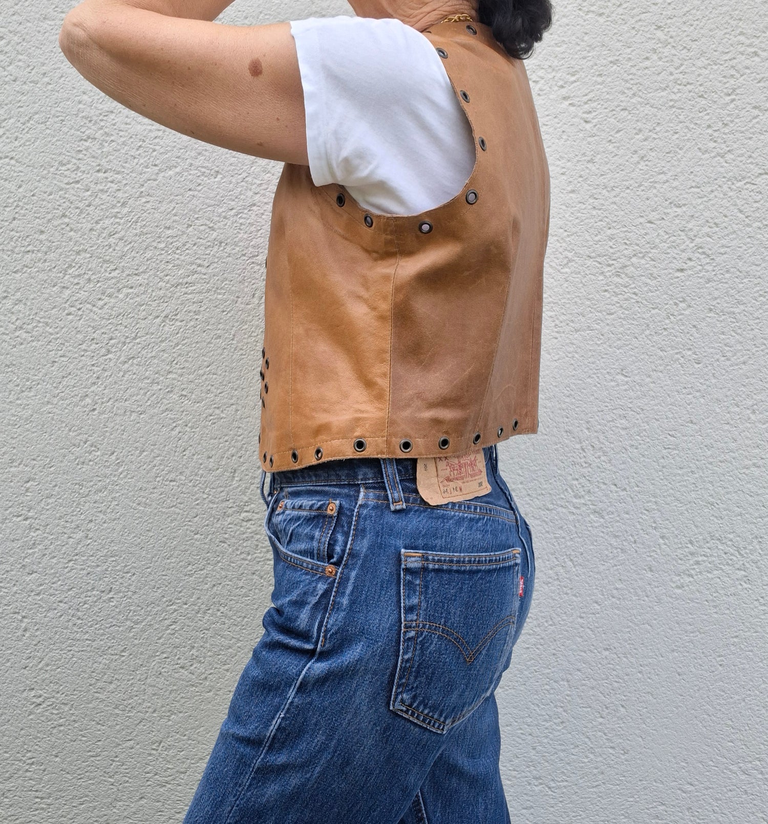 Gilet Free Lance en cuir