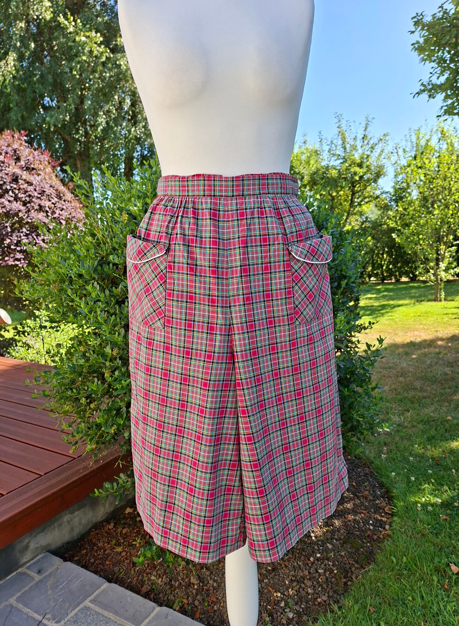 Bermuda tartan 80's