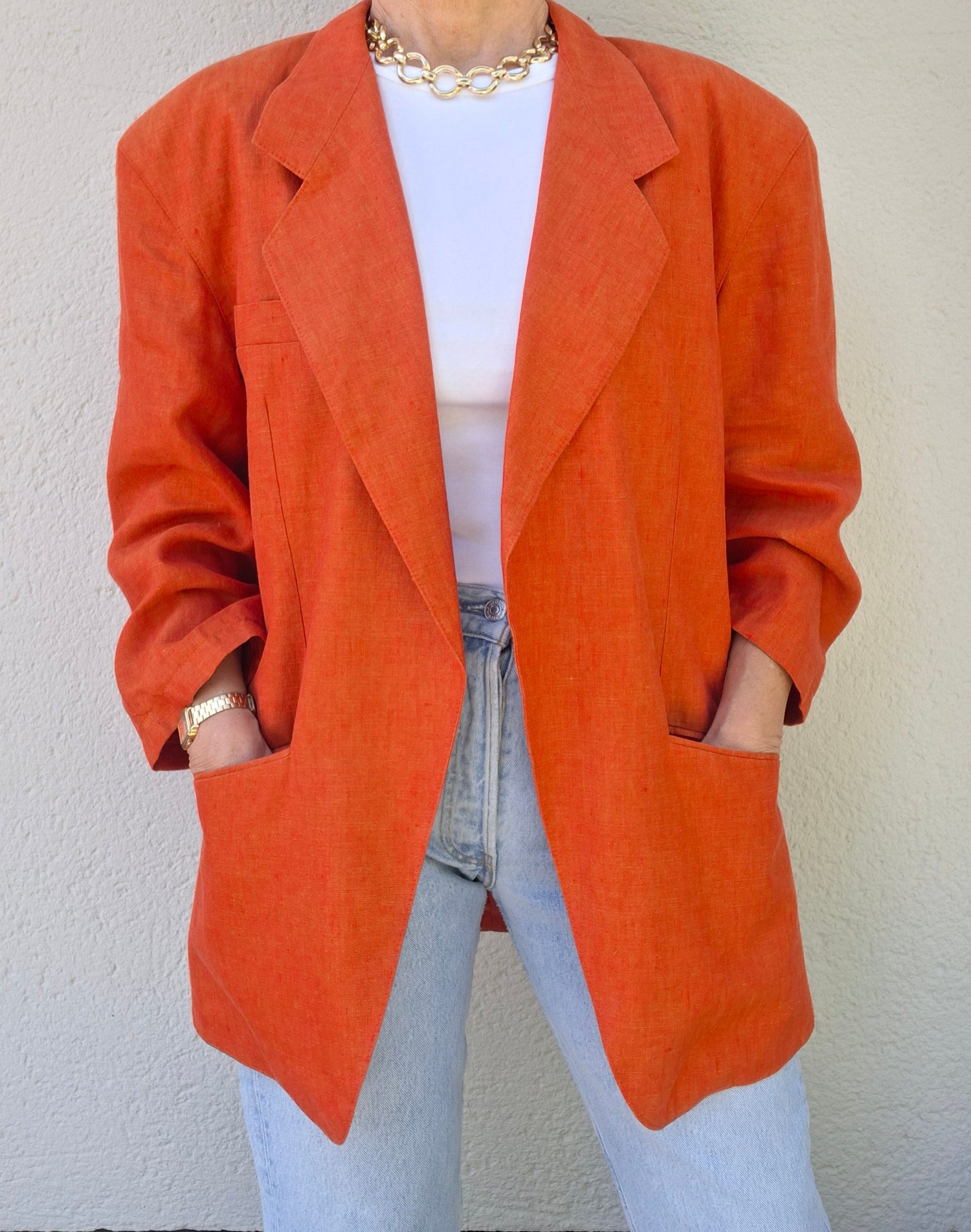 Veste en lin Escada