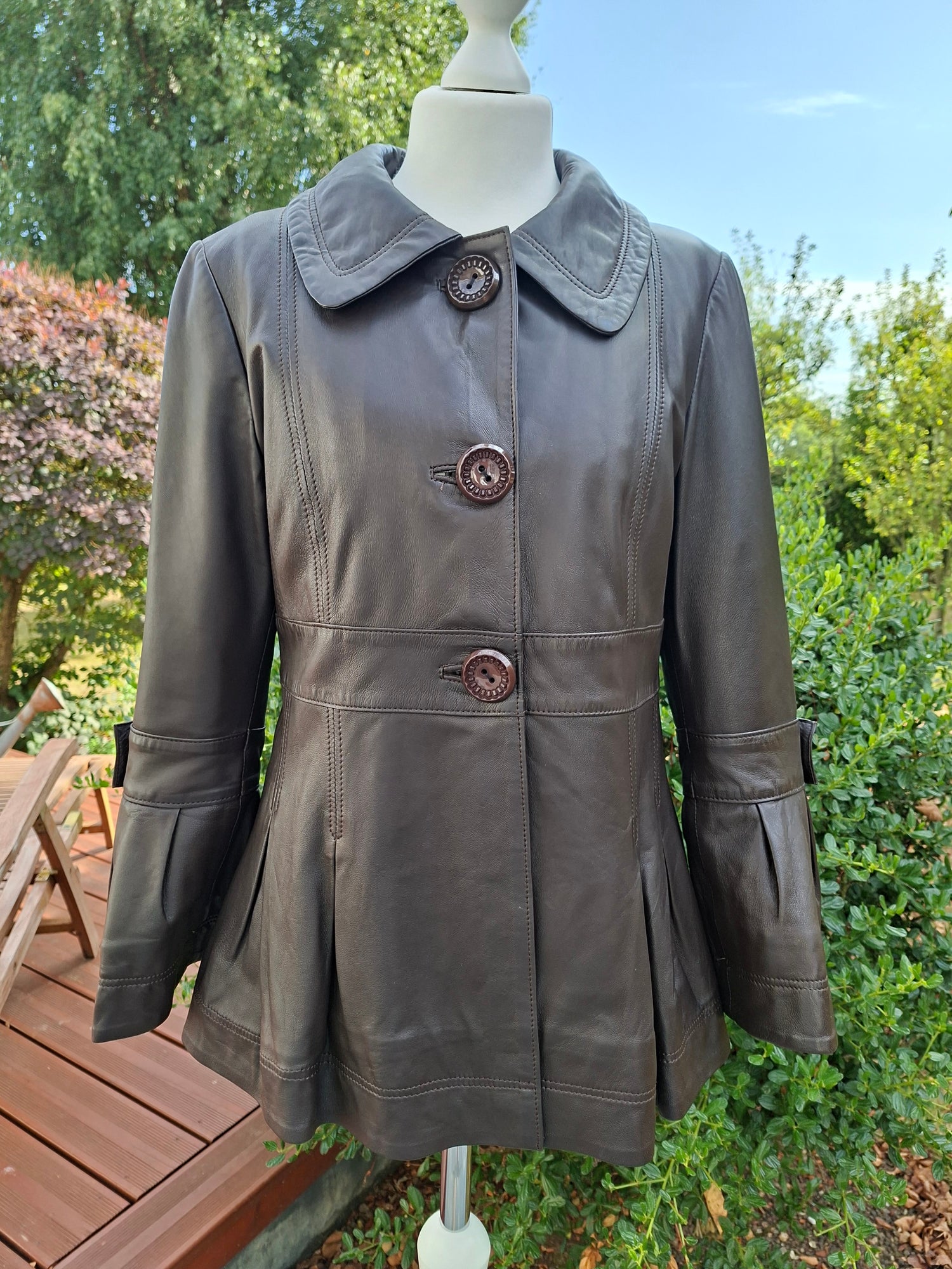 Veste en cuir 90's