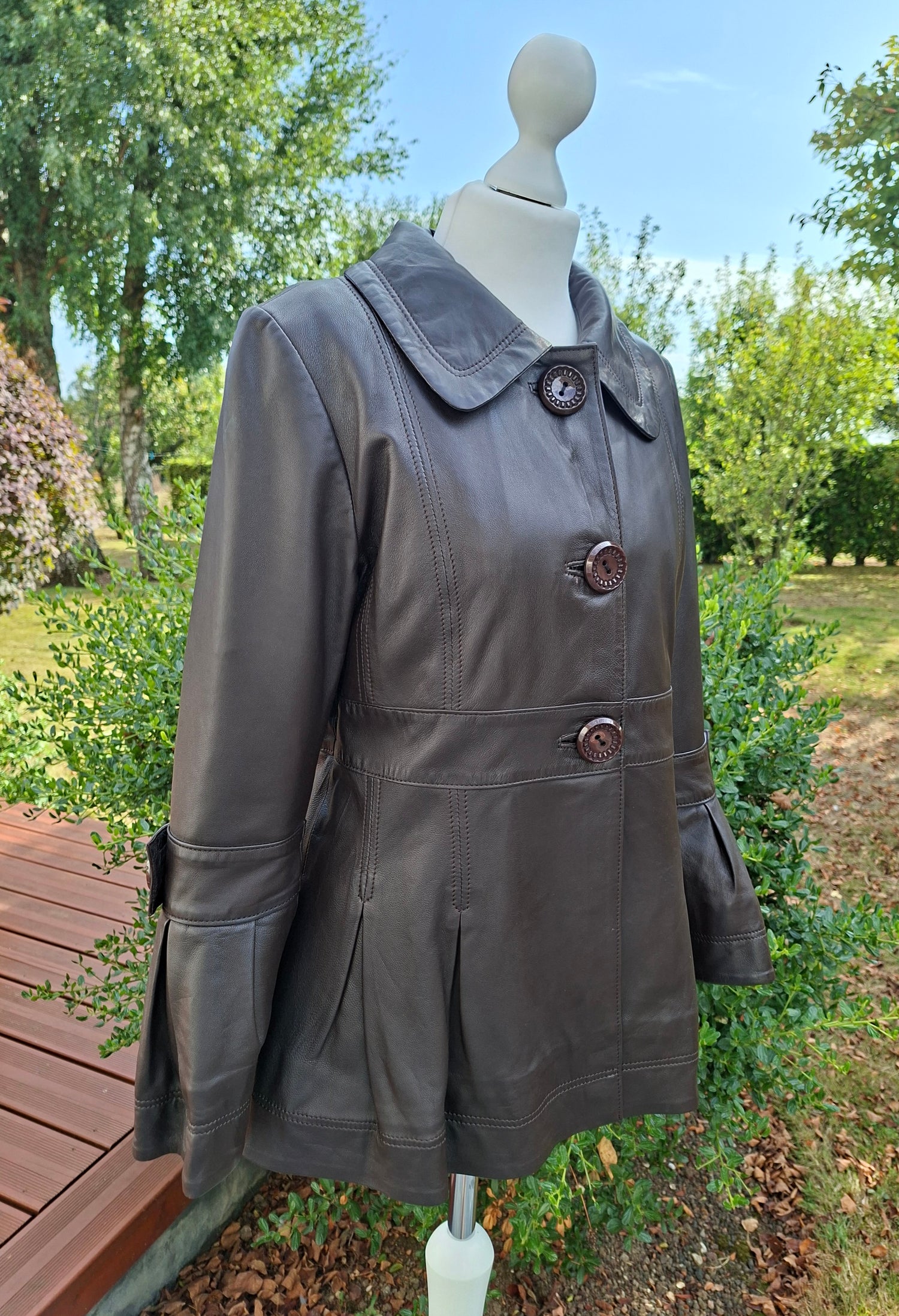 Veste en cuir 90's