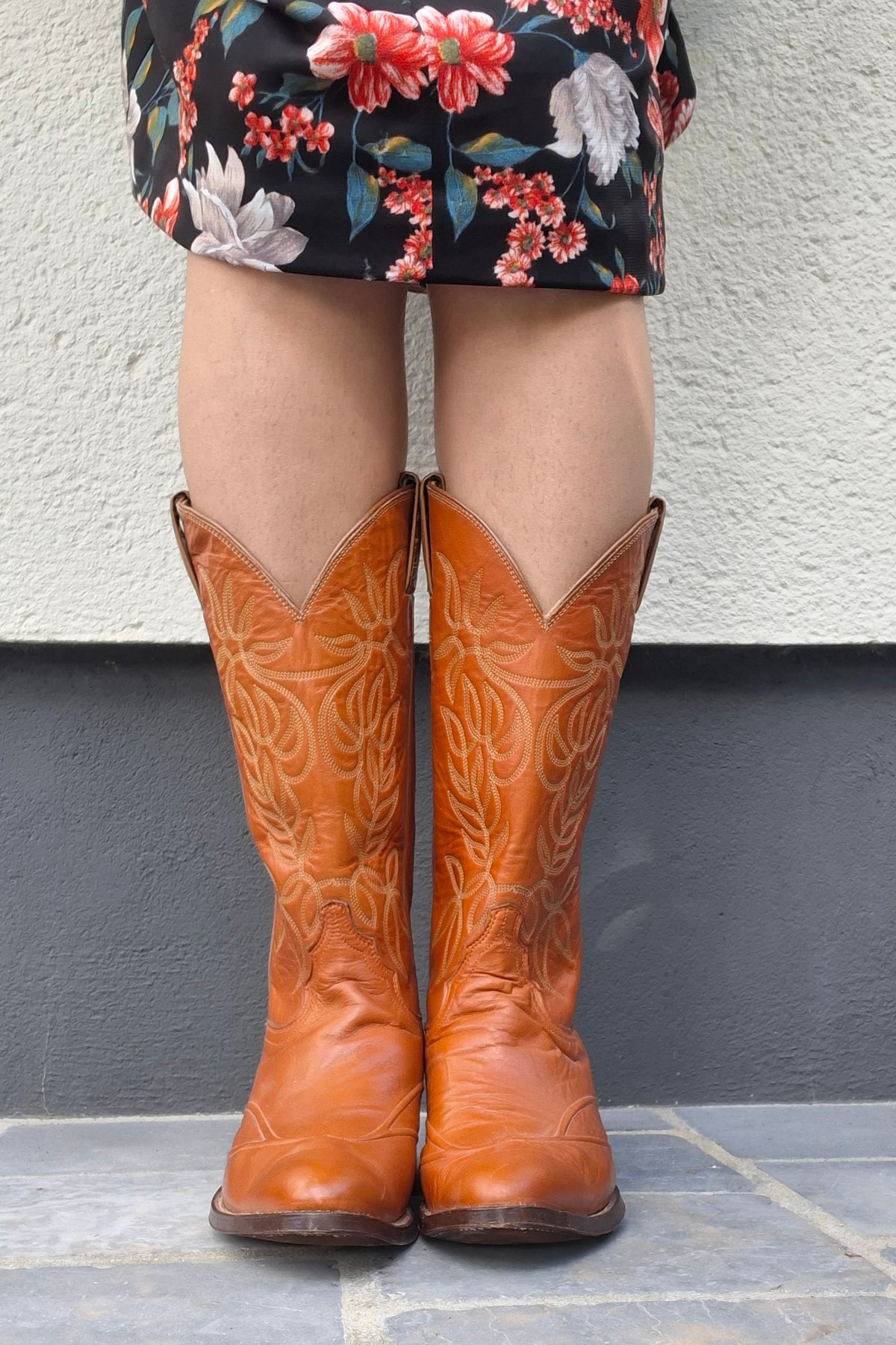 Santiags en cuir USA