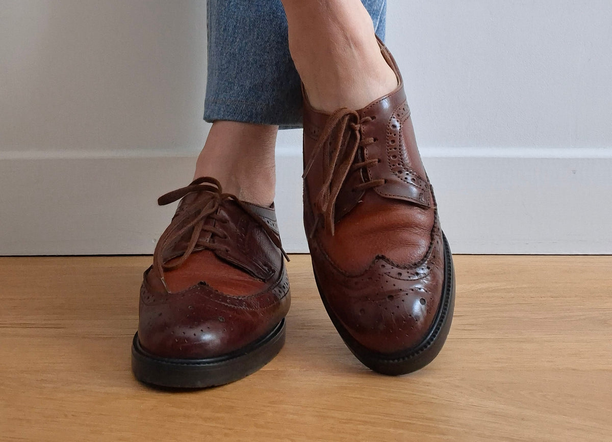 Mocassins en cuir Oxford