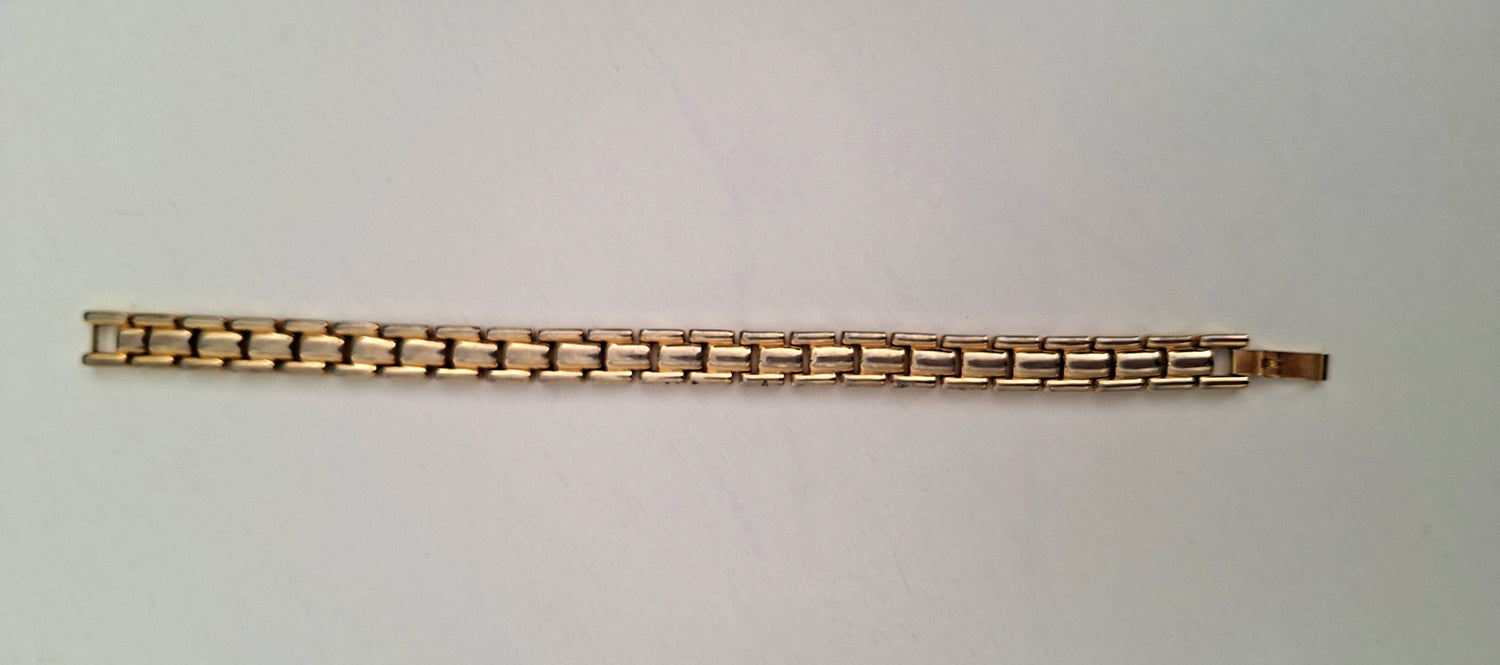 Bracelet gourmette doré