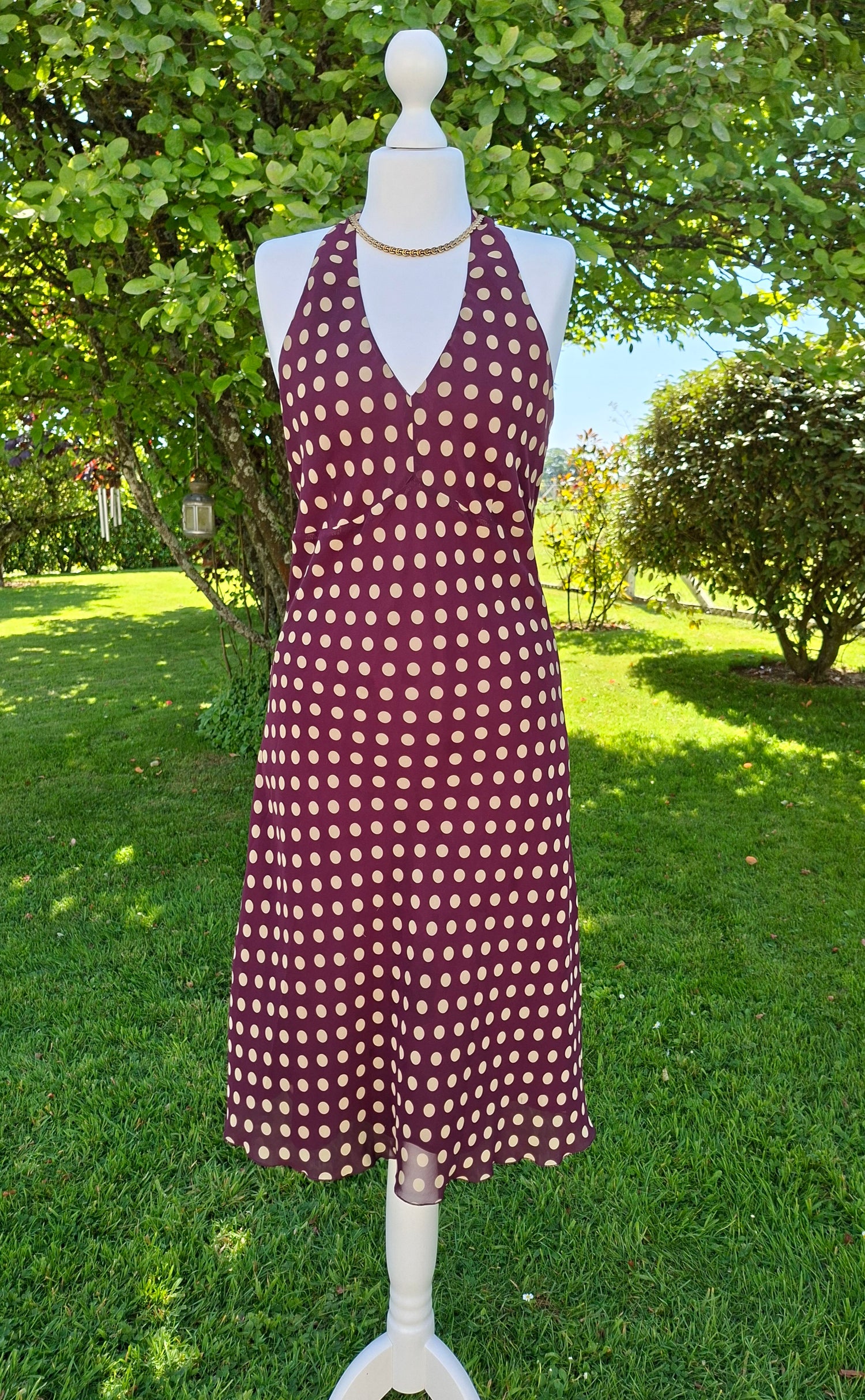 Robe à pois 90's