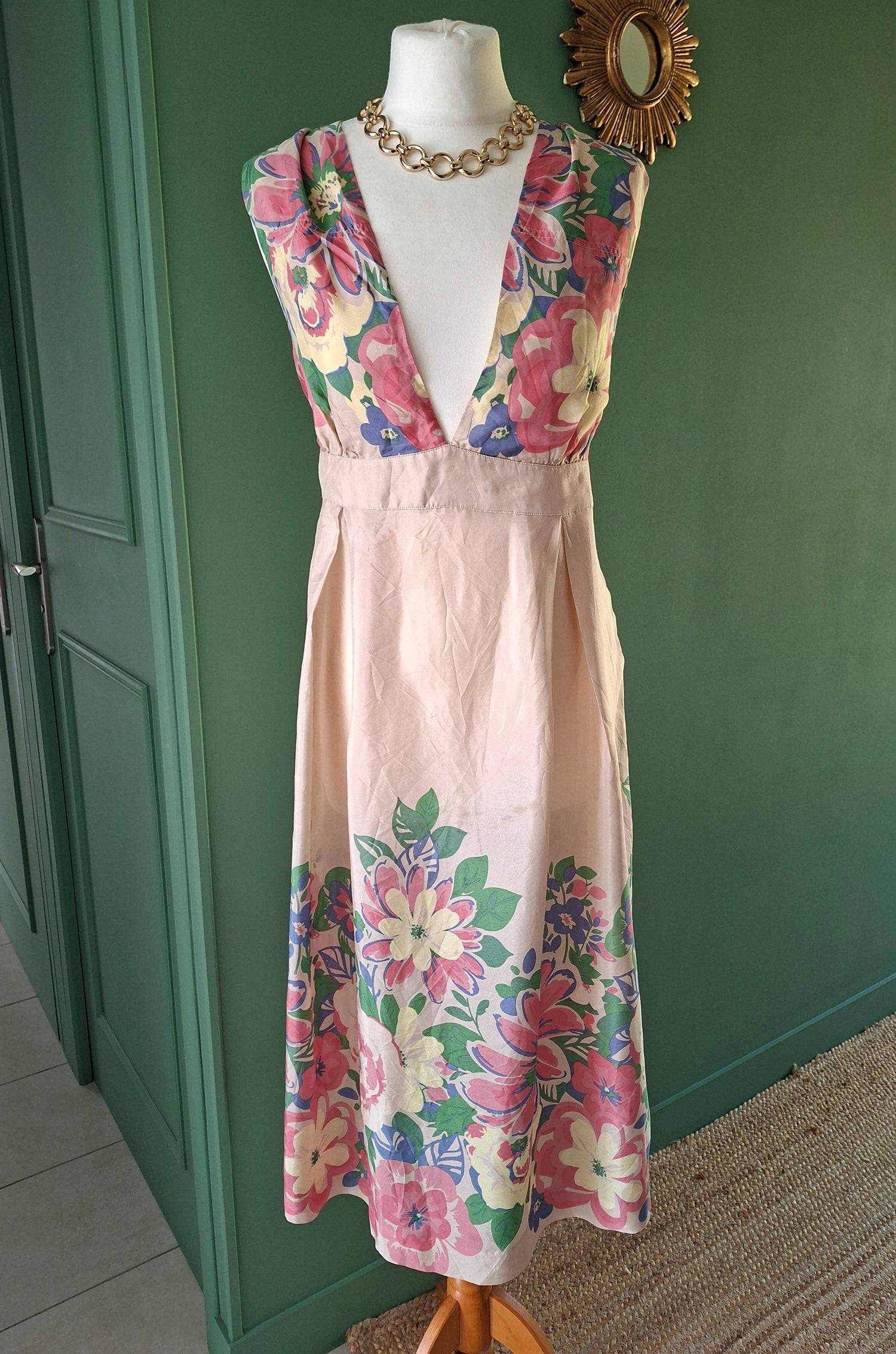 Robe en soie Cerruti