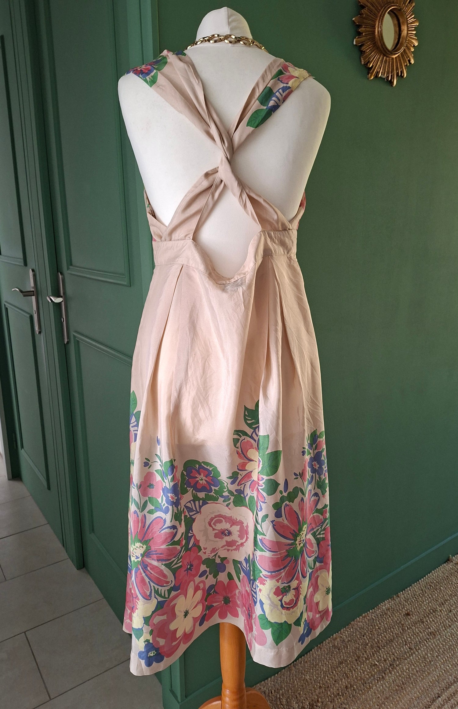 Robe en soie Cerruti