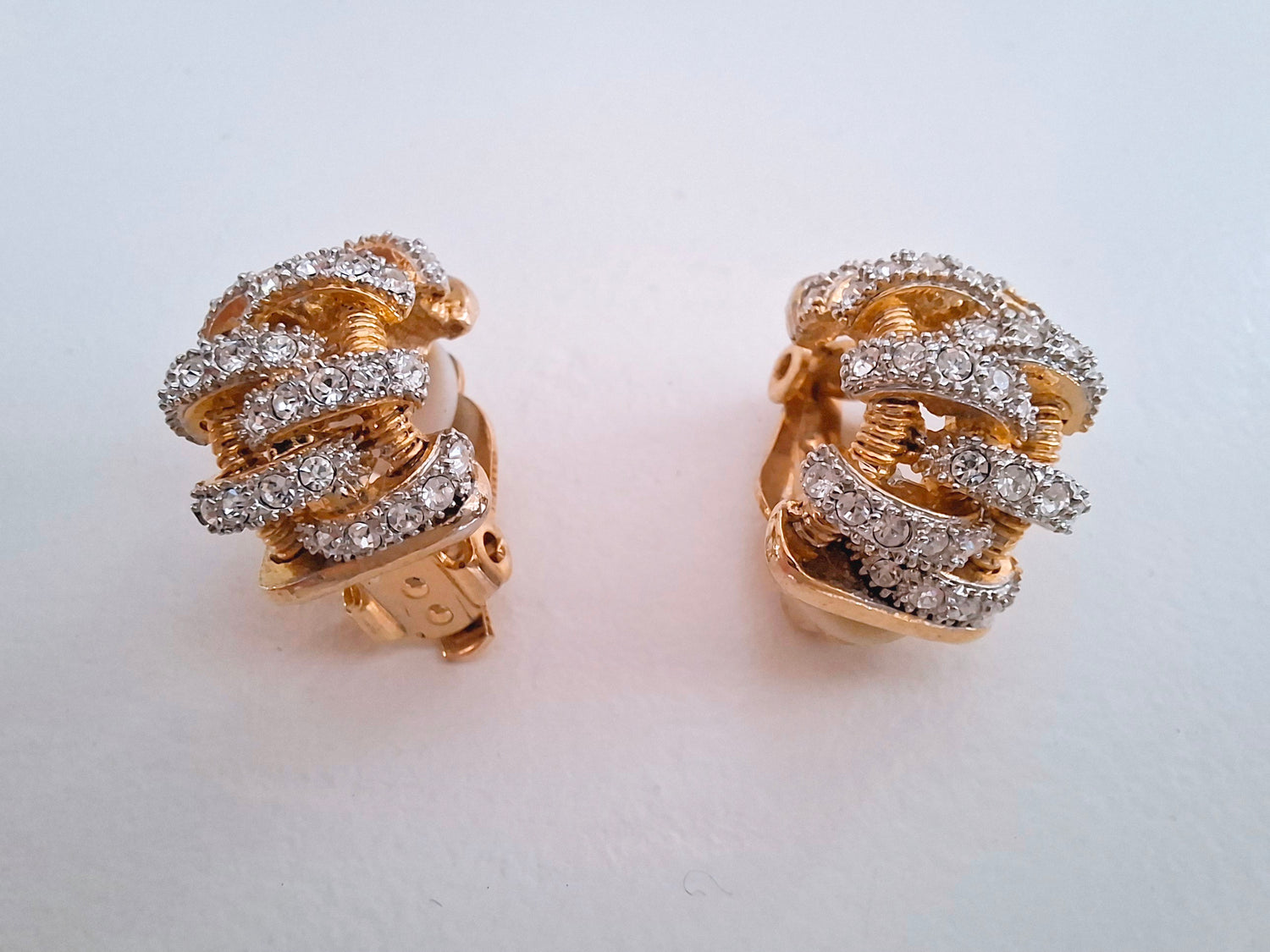 Boucles d'oreilles à strass