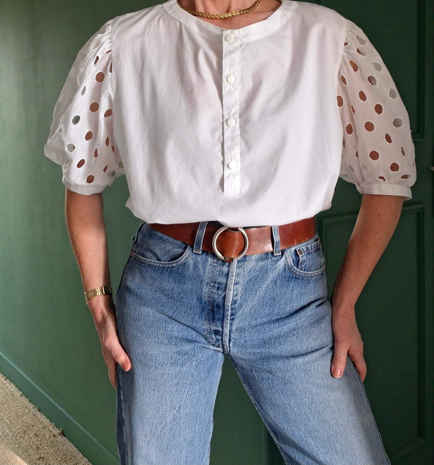 Blouse à manches ballons