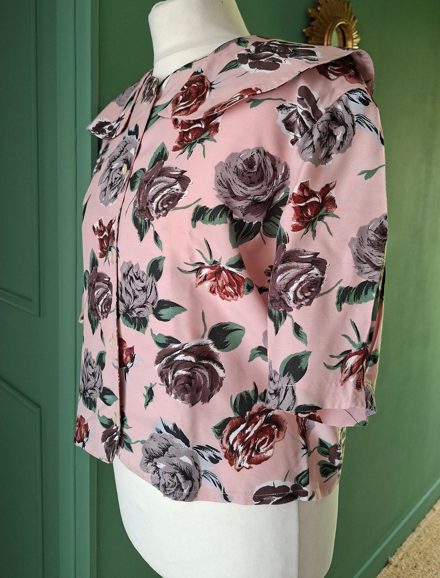 Top à fleurs