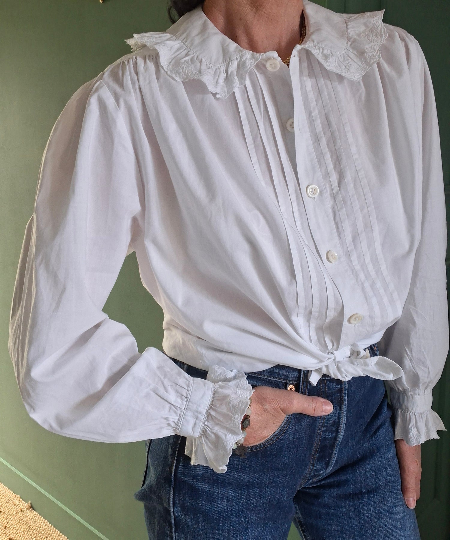 Blouse autrichienne Laura Ashley