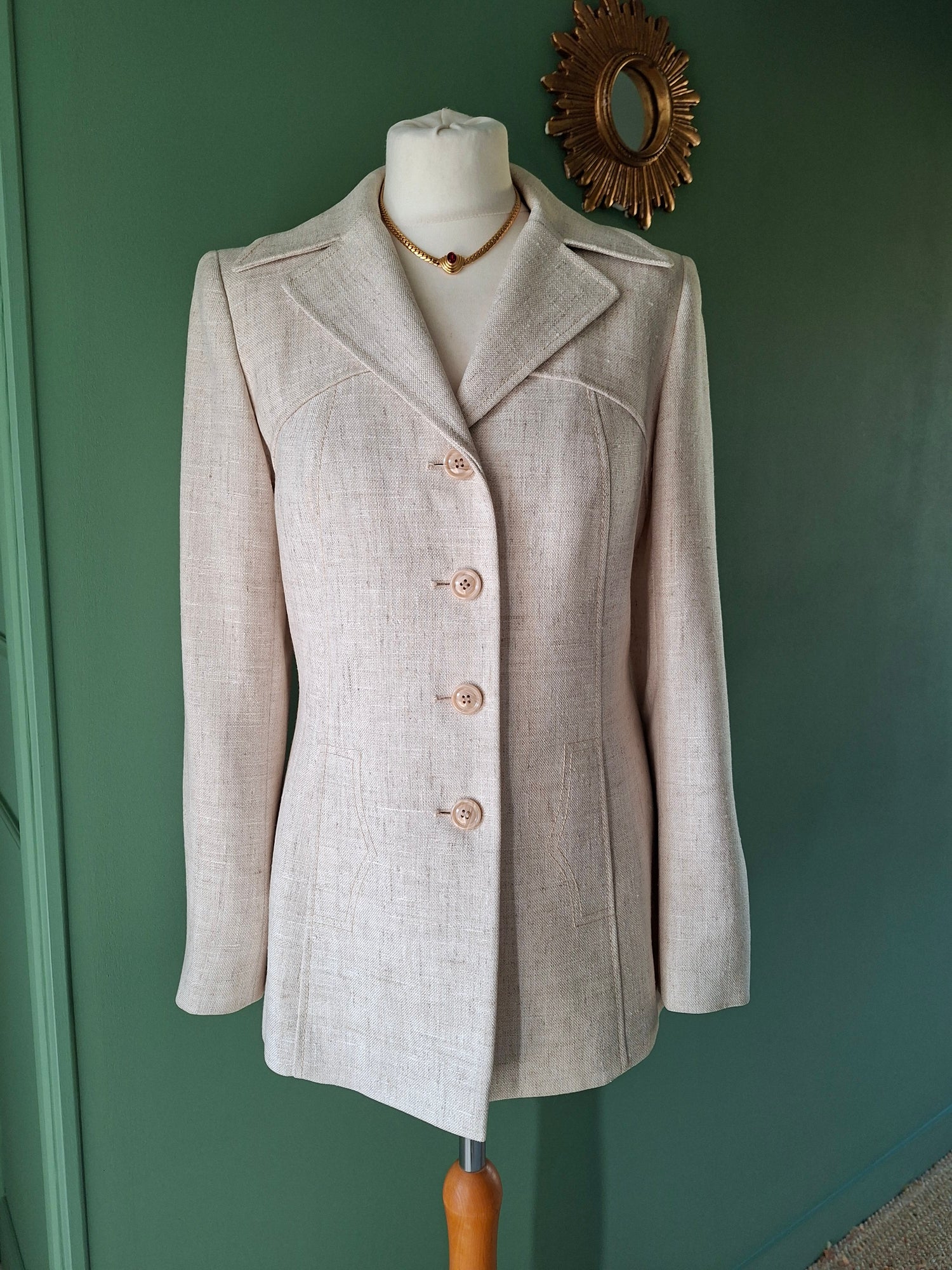 Veste en lin 90's
