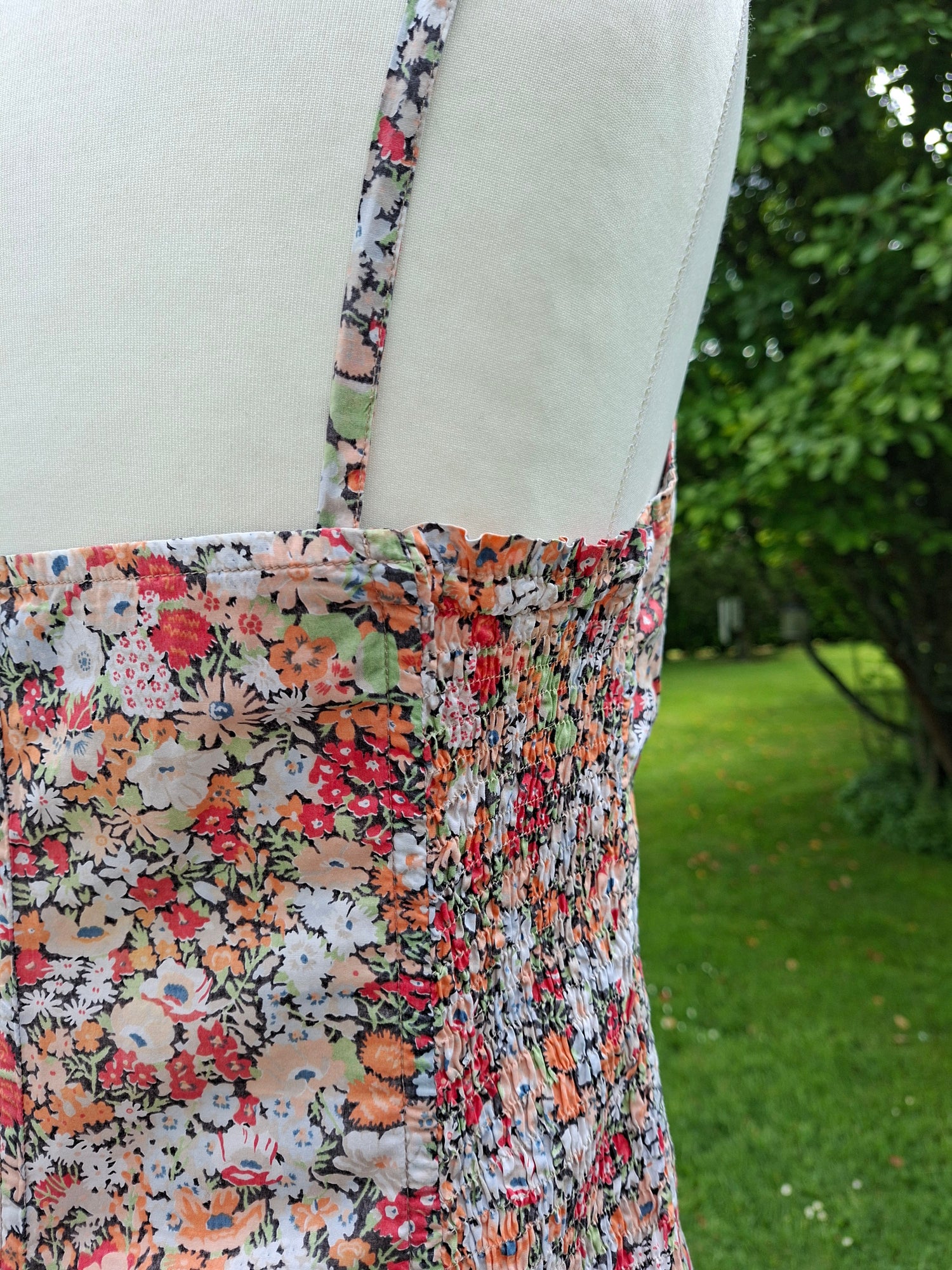 Bustier à fleurs Cacharel