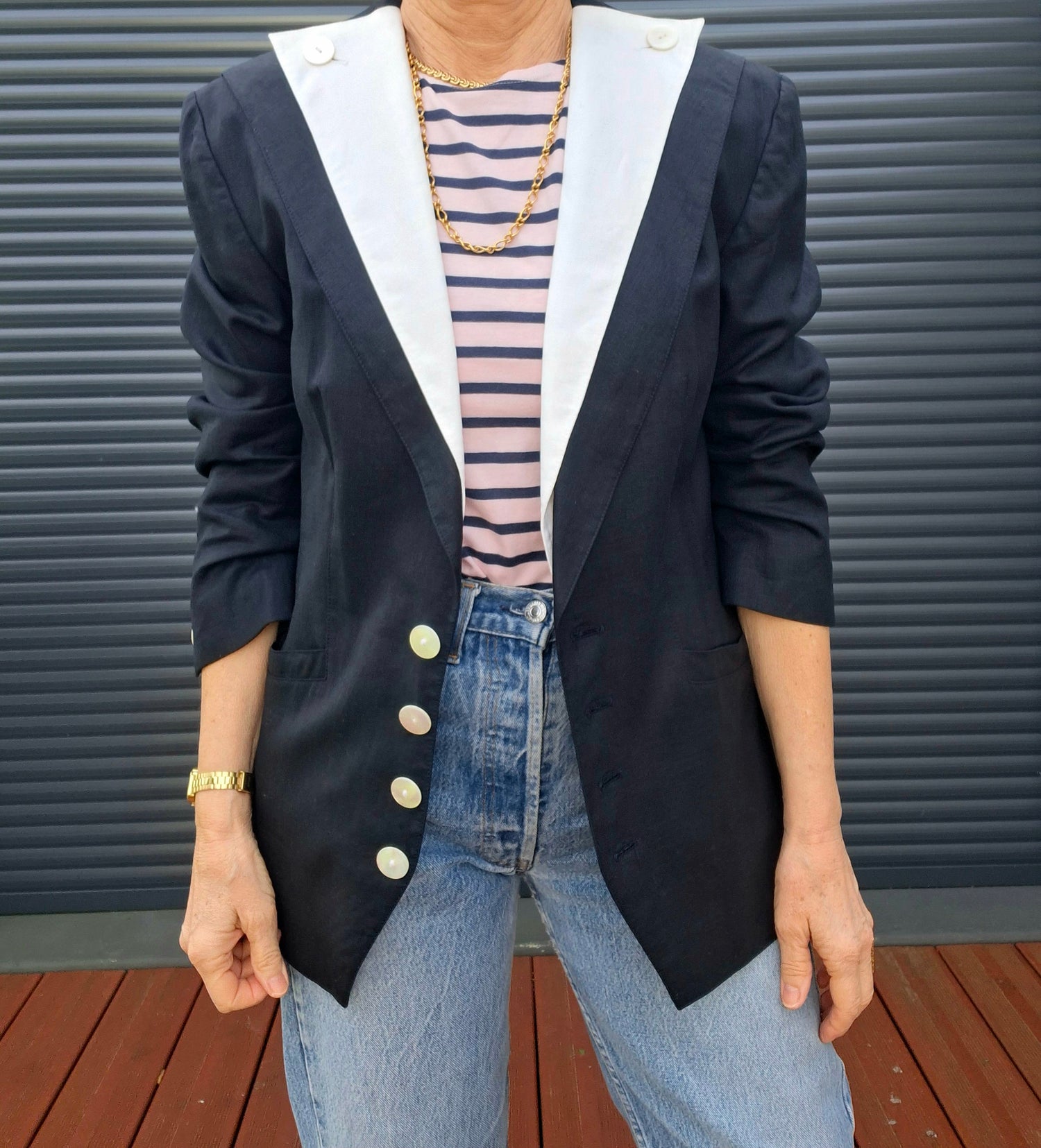 Veste en lin Louis Féraud