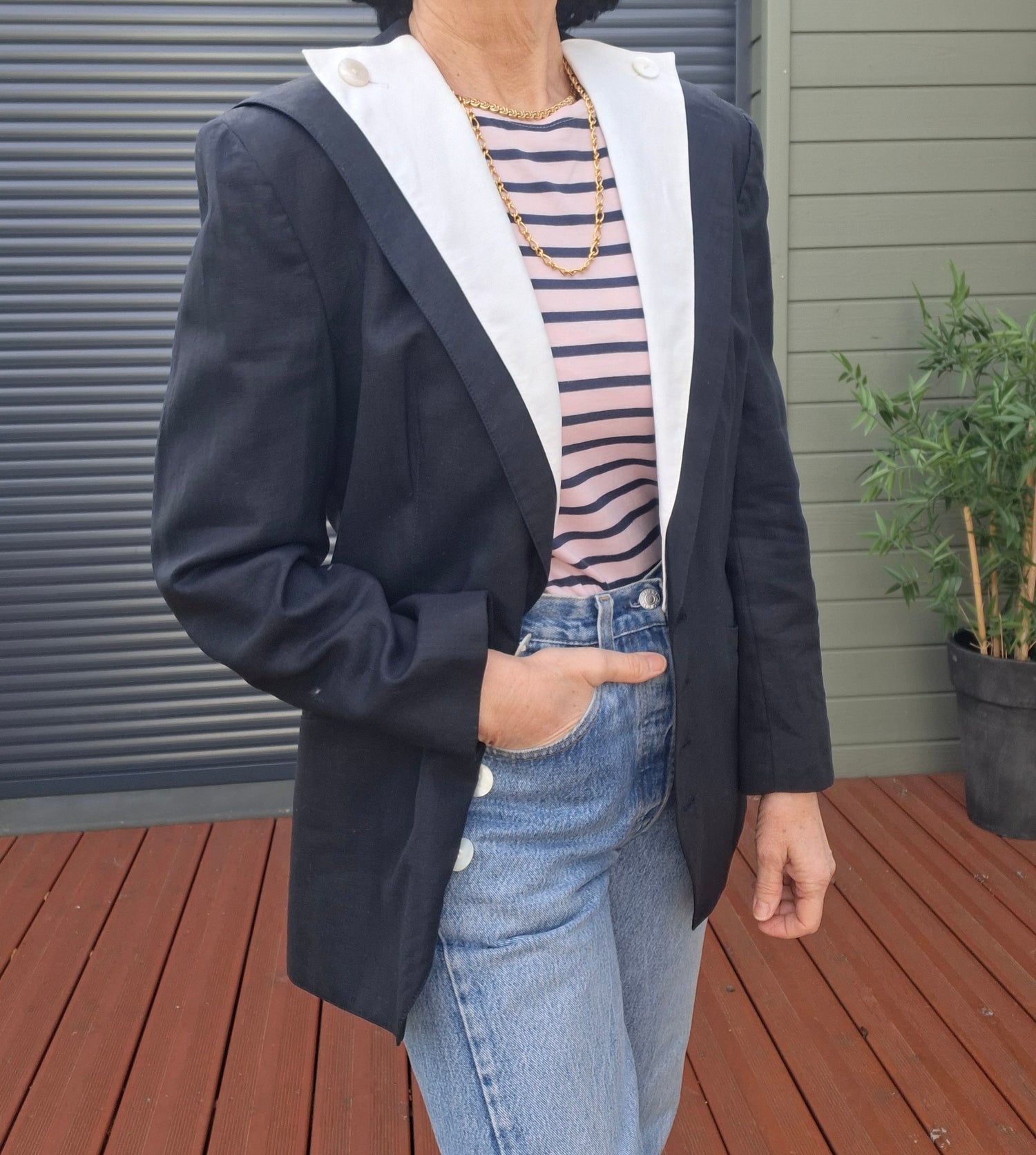 Veste en lin Louis Féraud