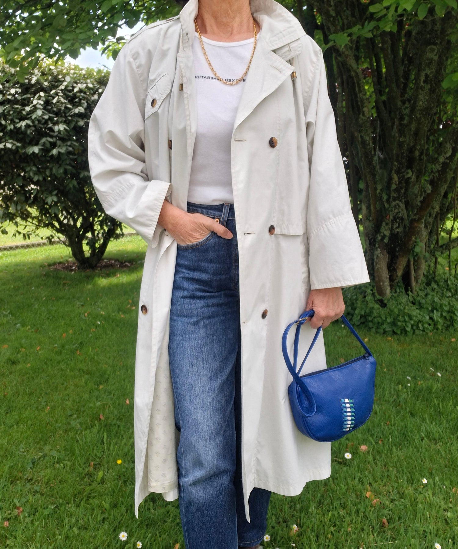 Trench écru 90's