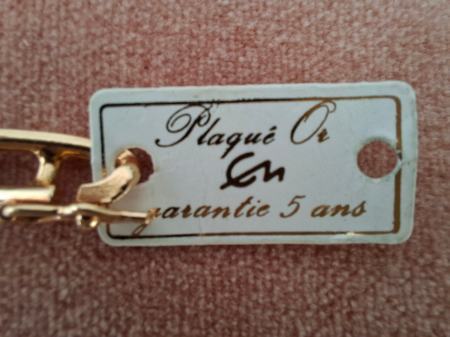 Bracelet en plaqué or