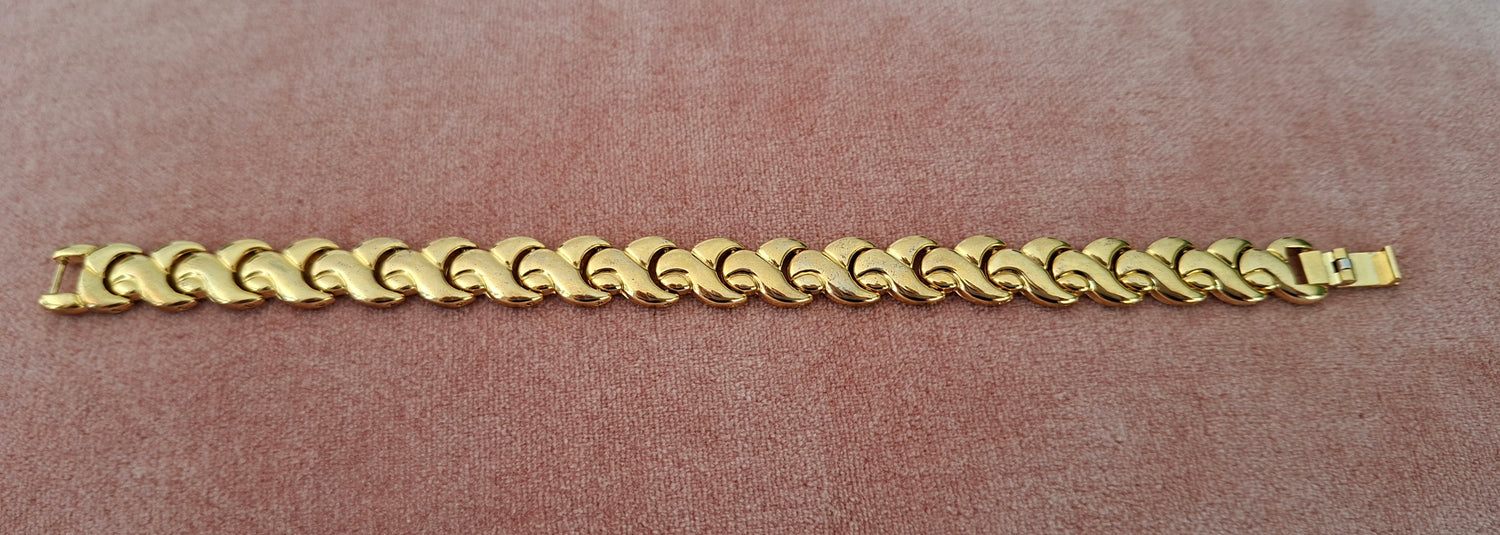 Bracelet En Laiton Doré