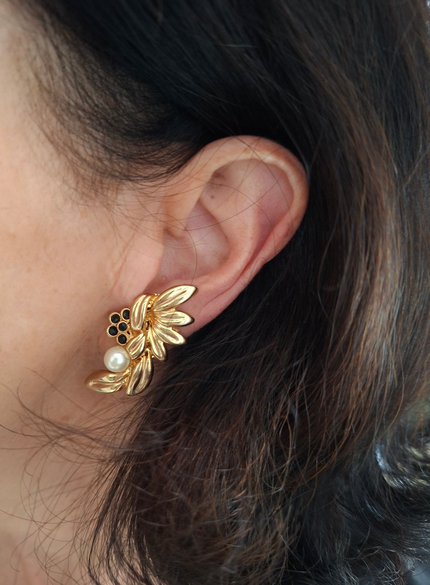 Boucles d'oreilles feuilles