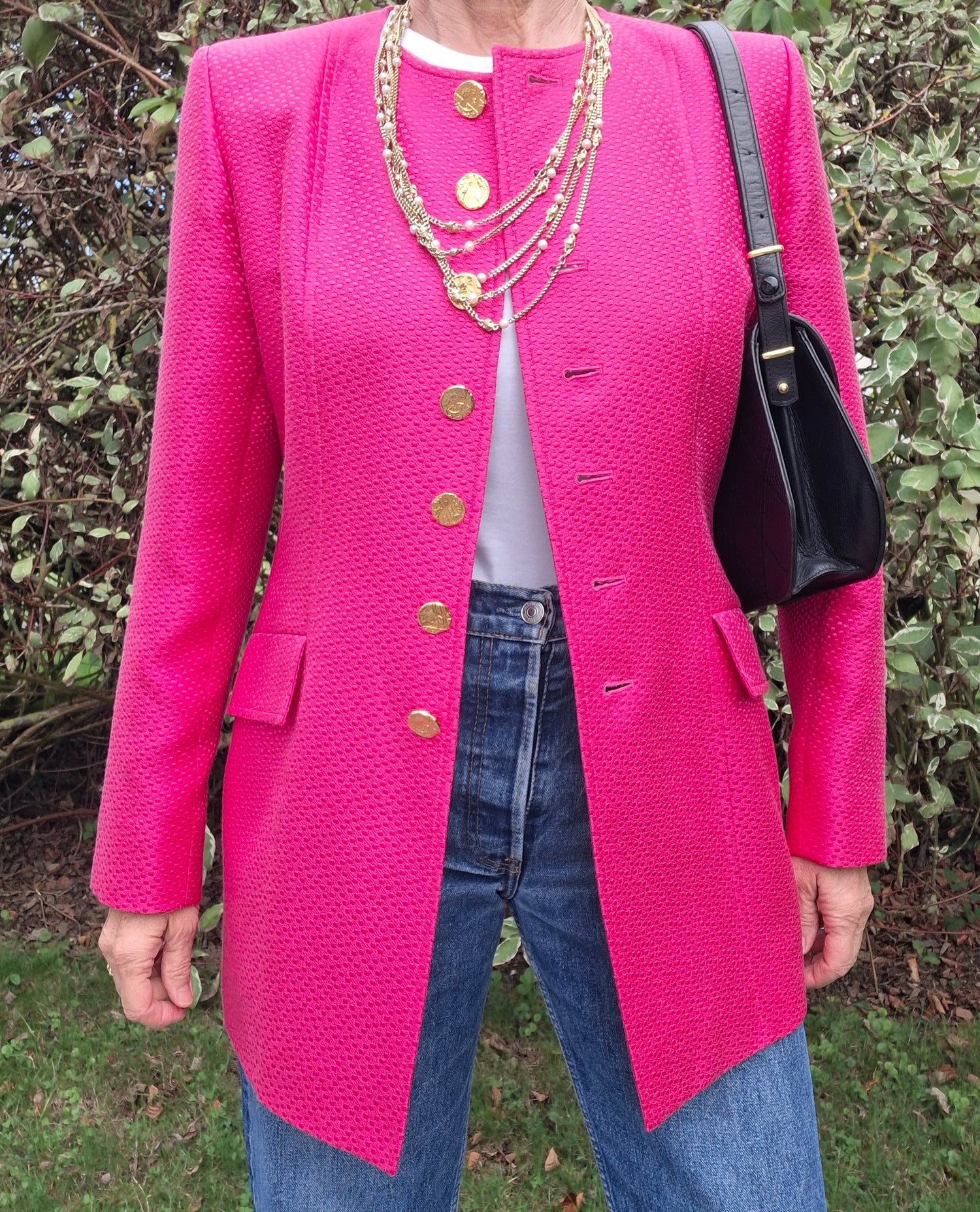 Tailleur Yves Saint Laurent en soie