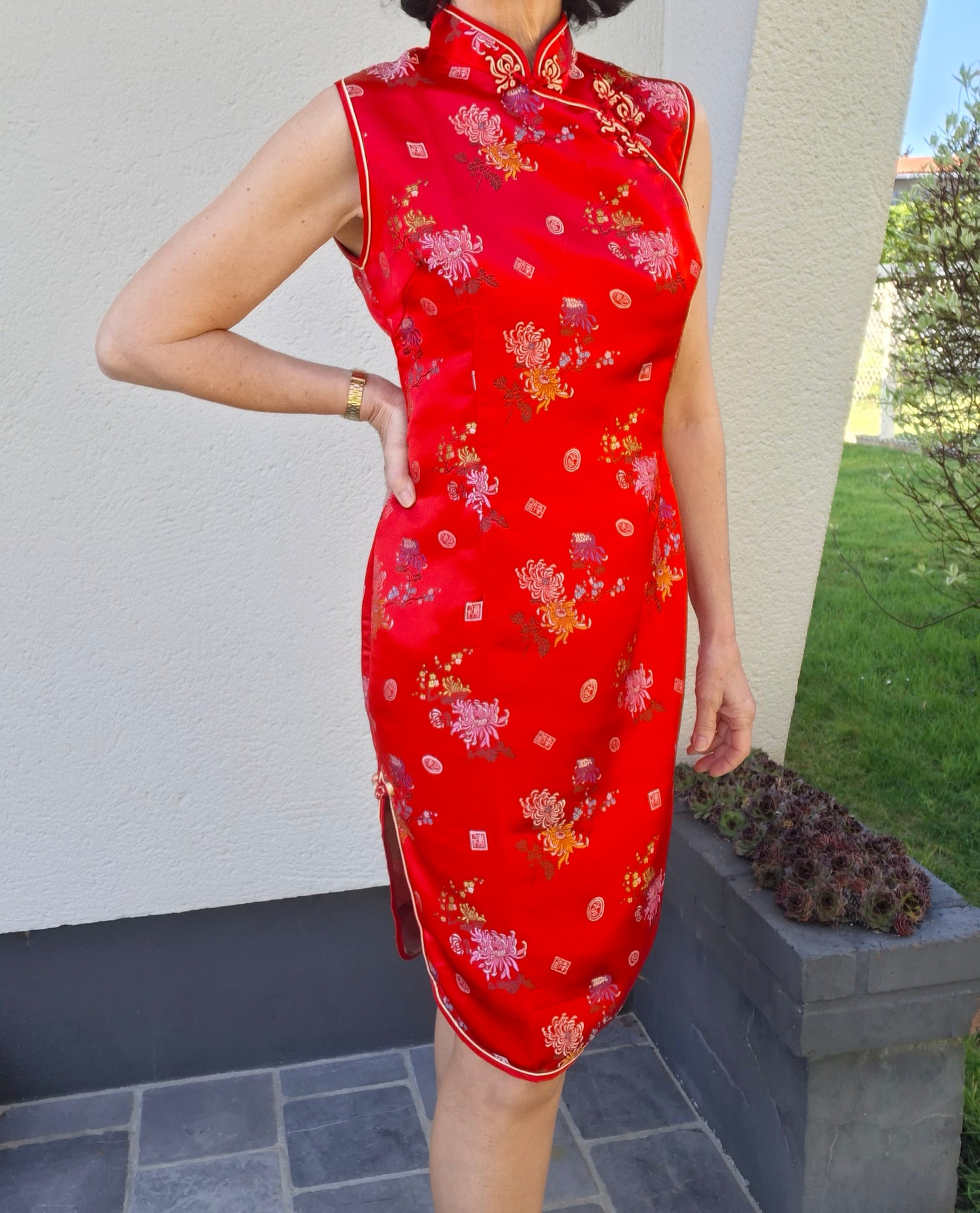 Robe Asiatique en soie