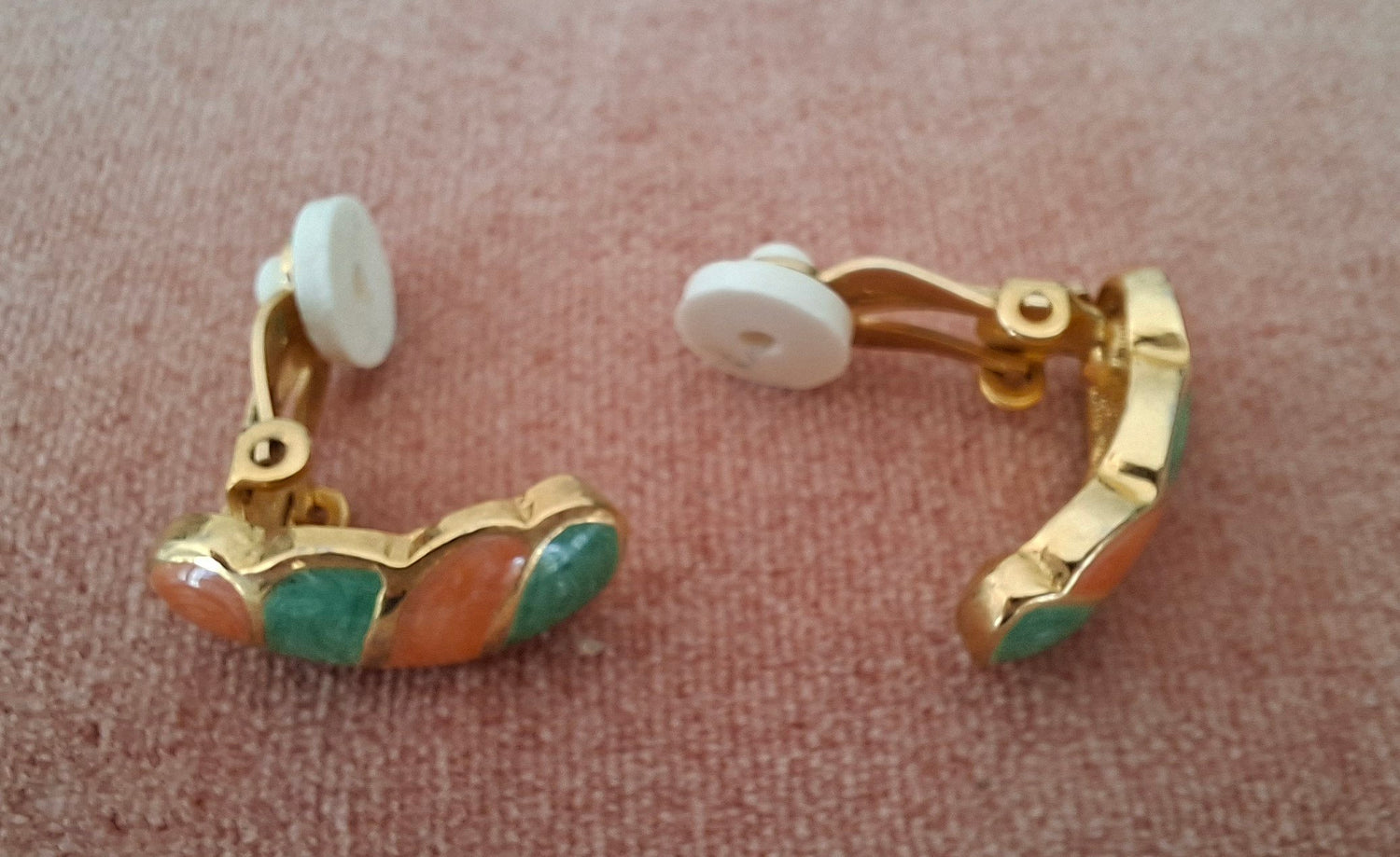 Boucles d'oreilles en métal doré