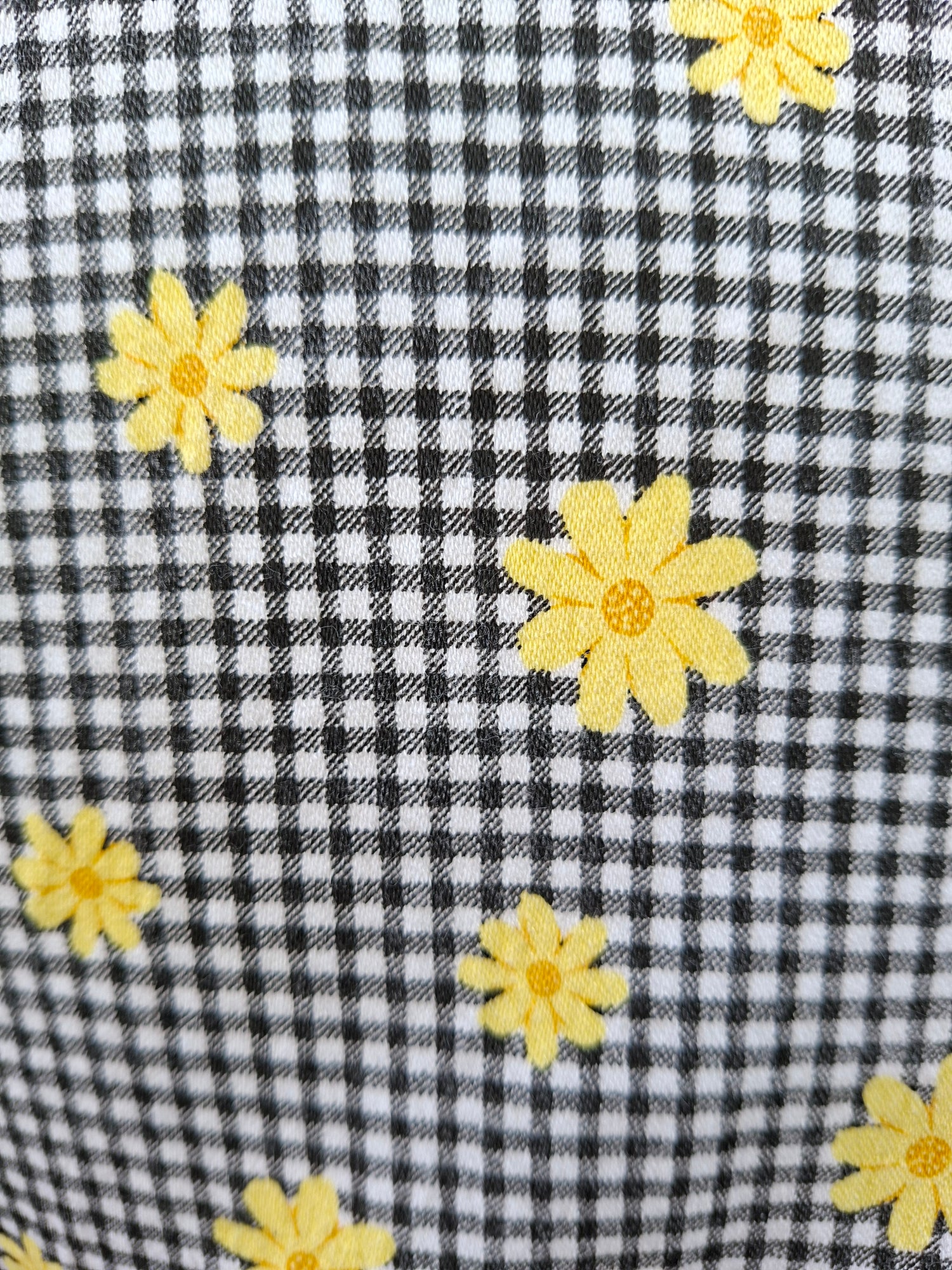Top vichy à fleurs 90's