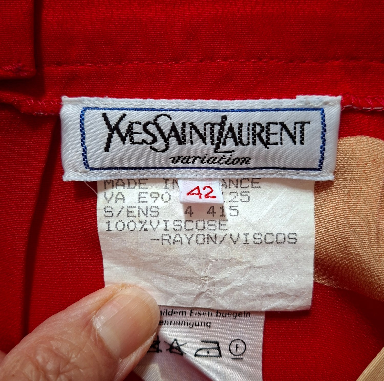 Jupe à pois Yves Saint Laurent
