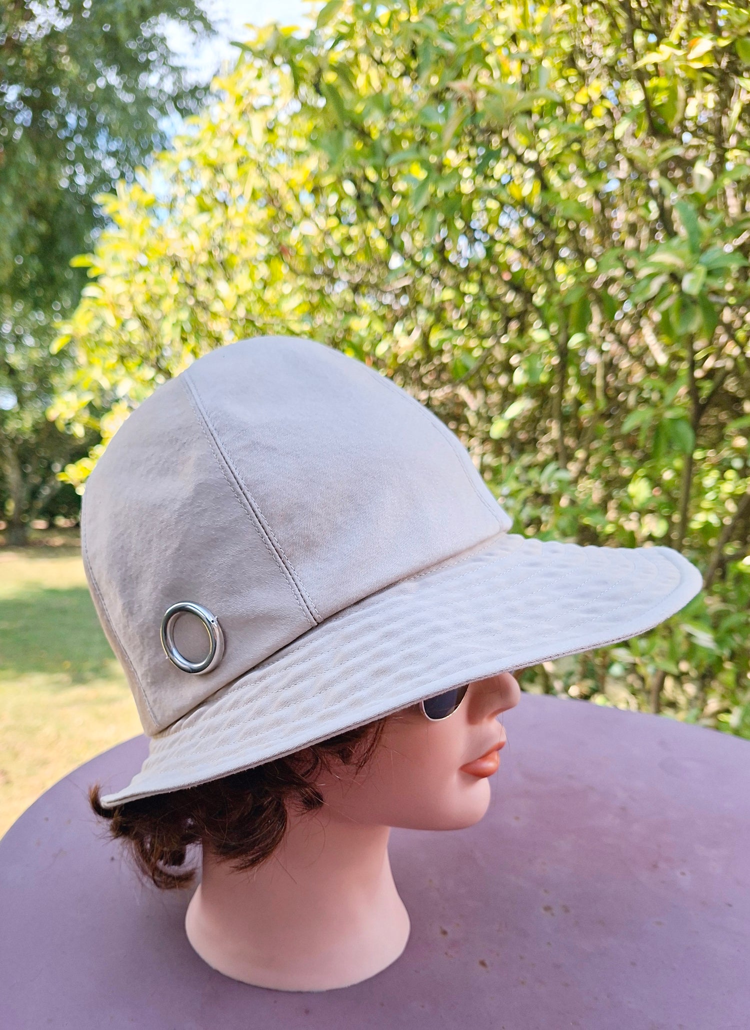 Bob en toile nino beige