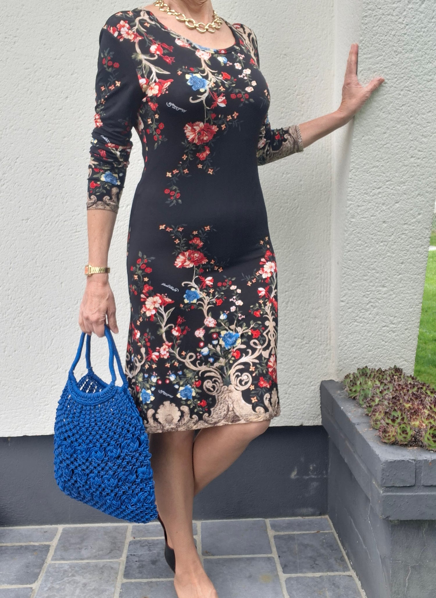 Robe à fleurs Roberto Cavalli