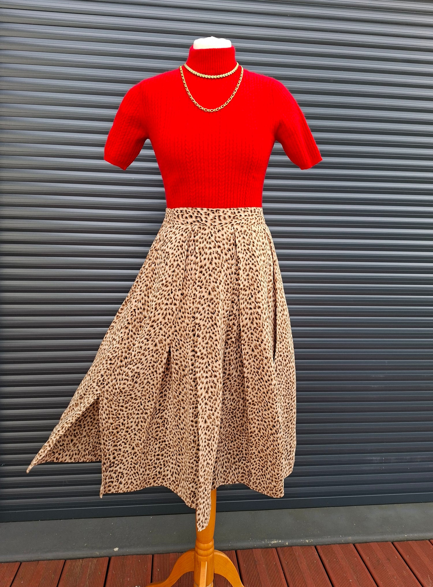 Jupe léopard