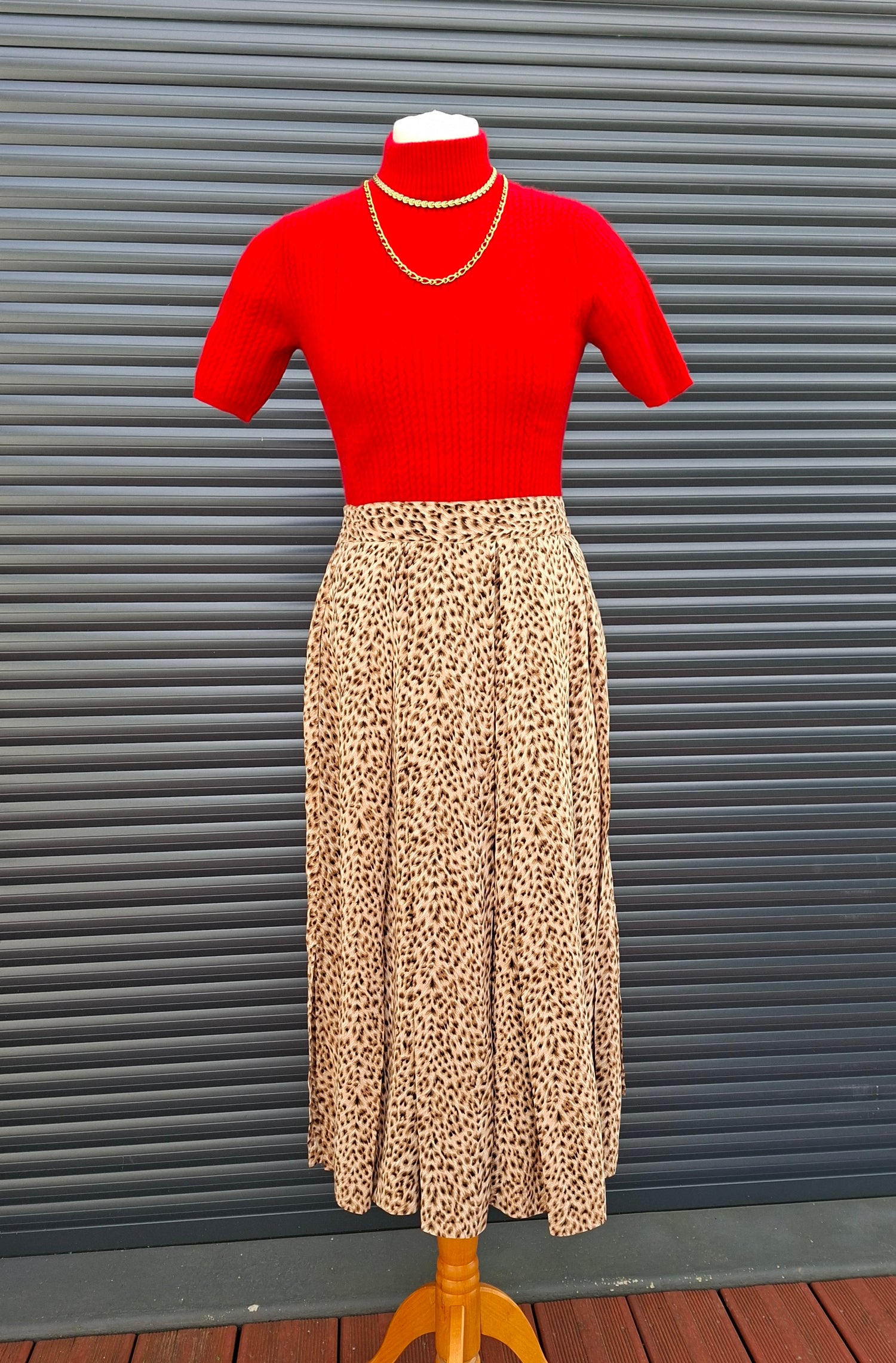 Jupe léopard