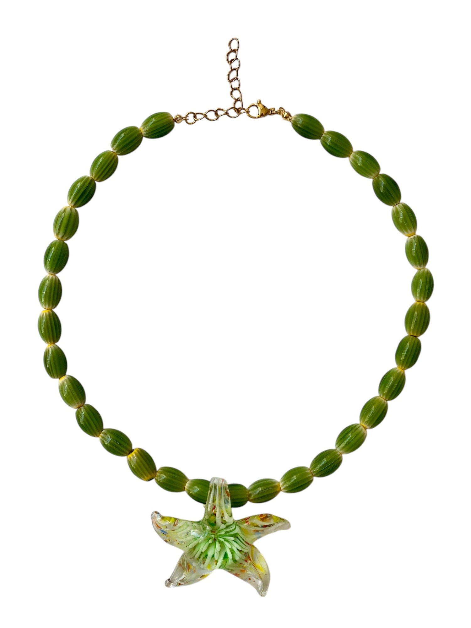 Collar Nodosus Verde