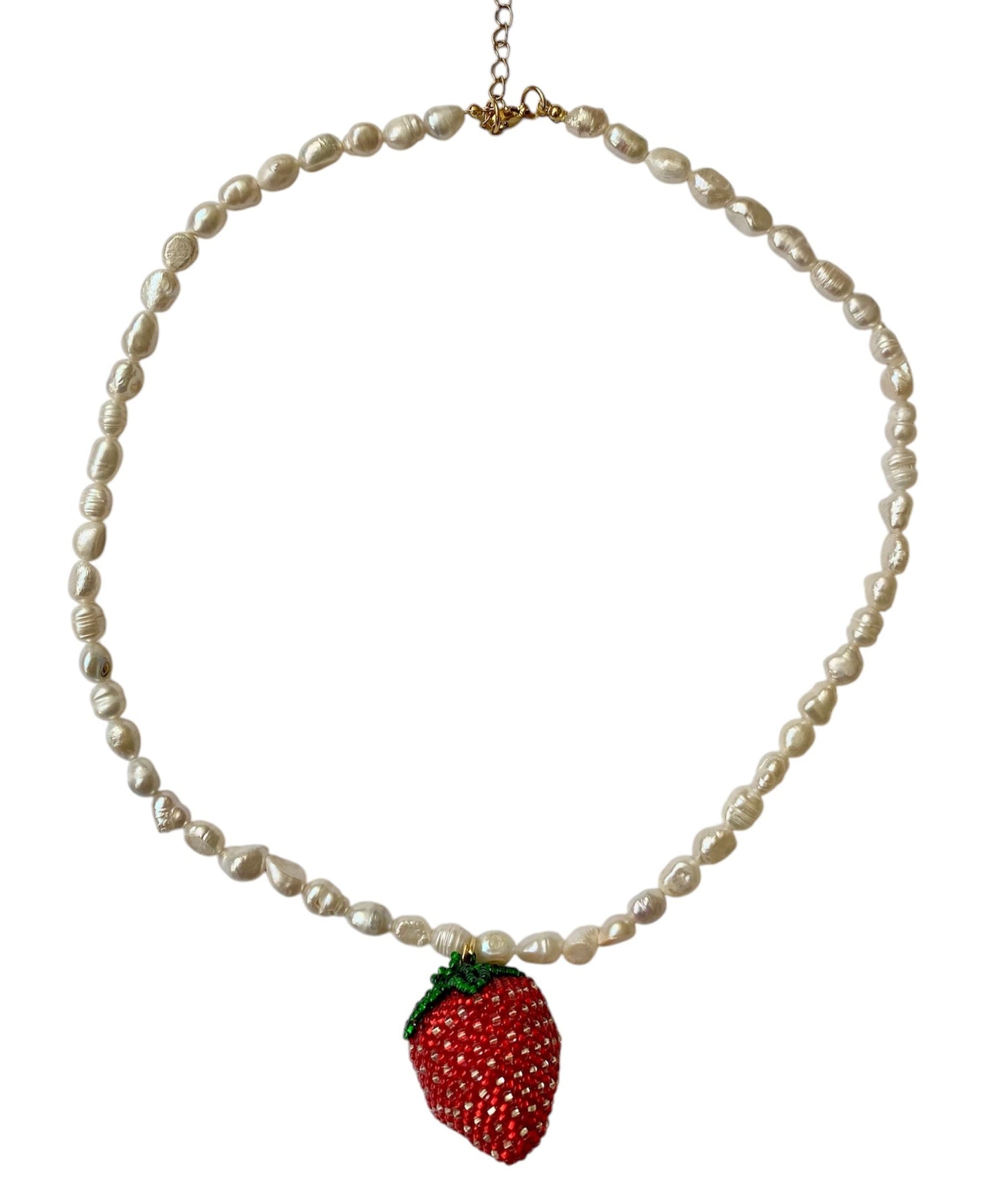 Collar Fresa Perlas