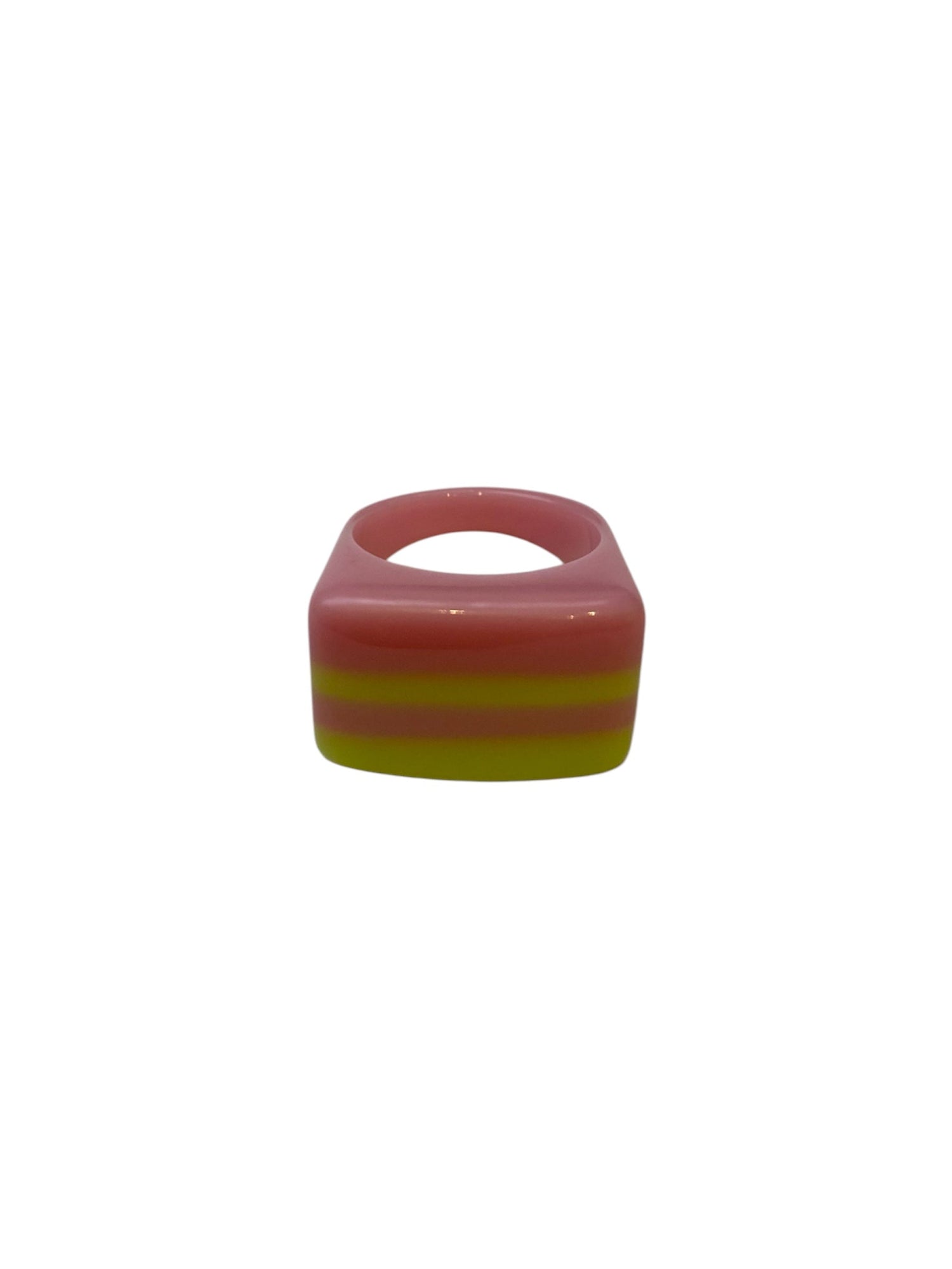 Anillo Helado Rosa y Verde