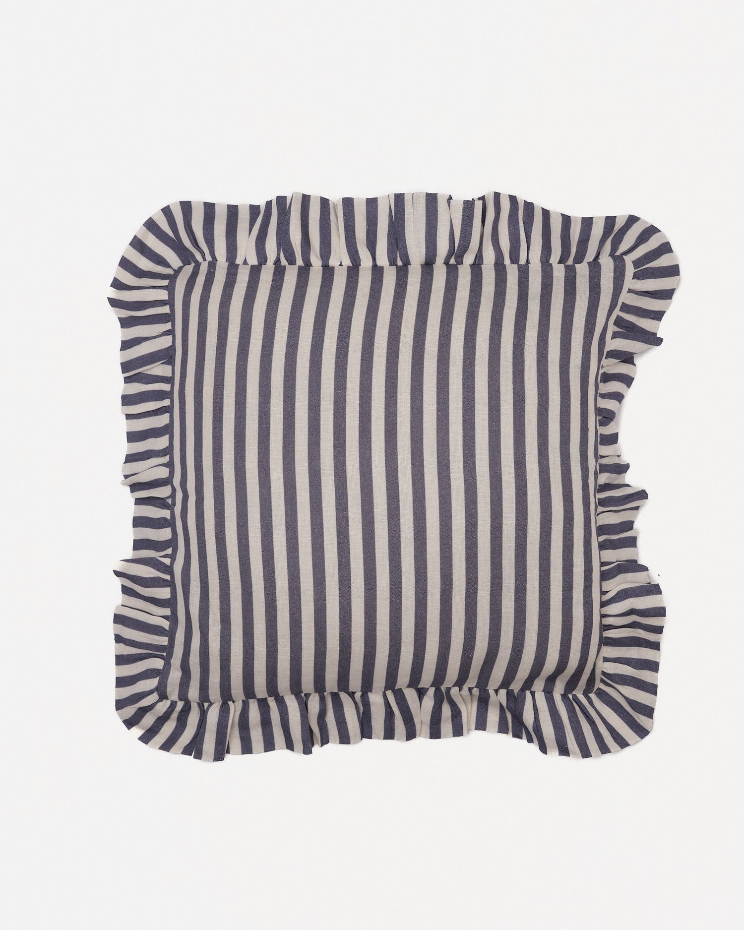 Folkstone Blue Candy Stripe Cushion Cover