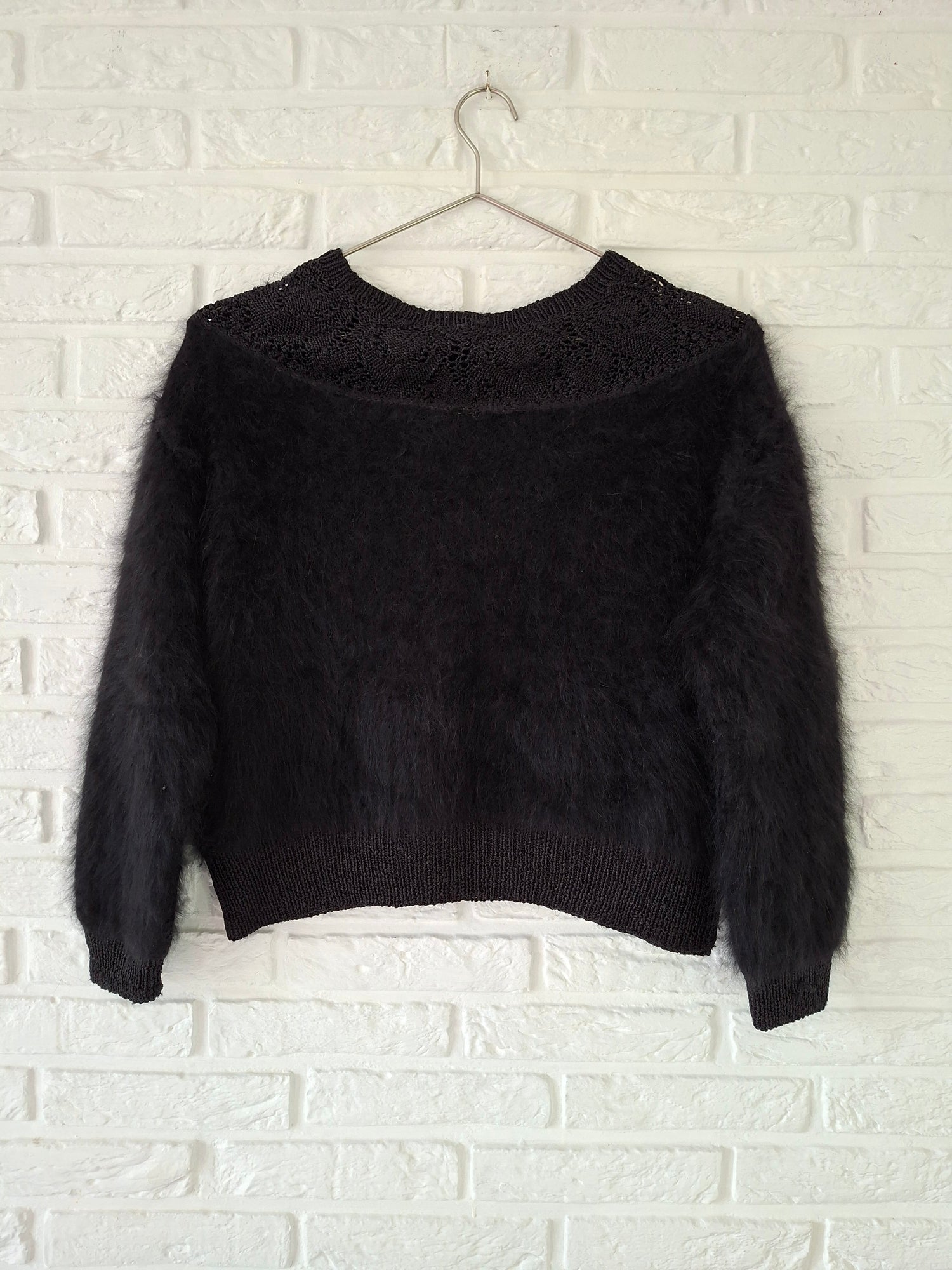 Pull Angora Noir