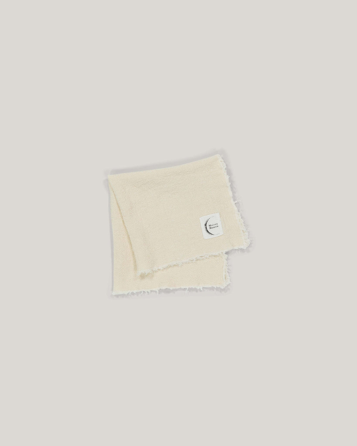 Serviette de table en lin brut français 12