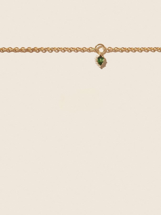 Collier Sun N°1 tourmaline verte